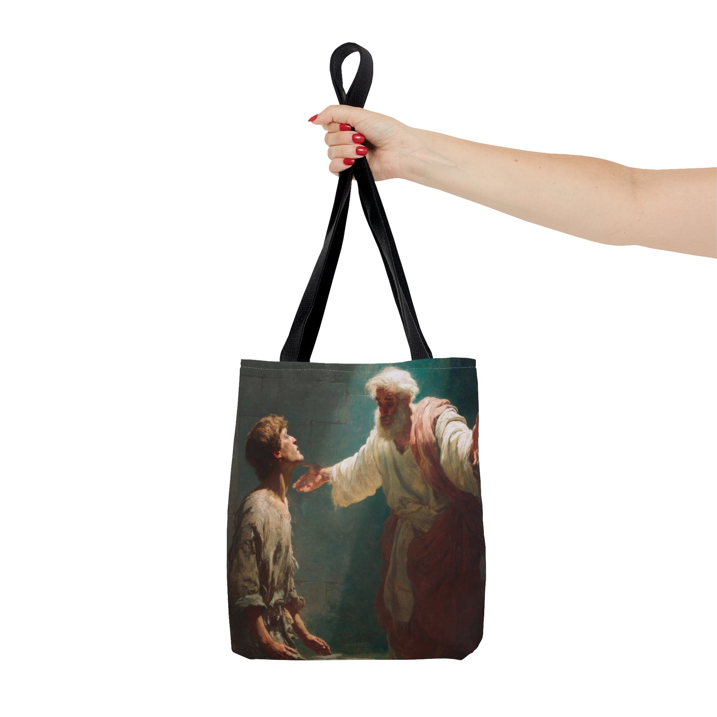Homecoming of the Prodigal Son - Tote Bag - Large Medium Small Faith Art Bag - Catholic Faith Purse