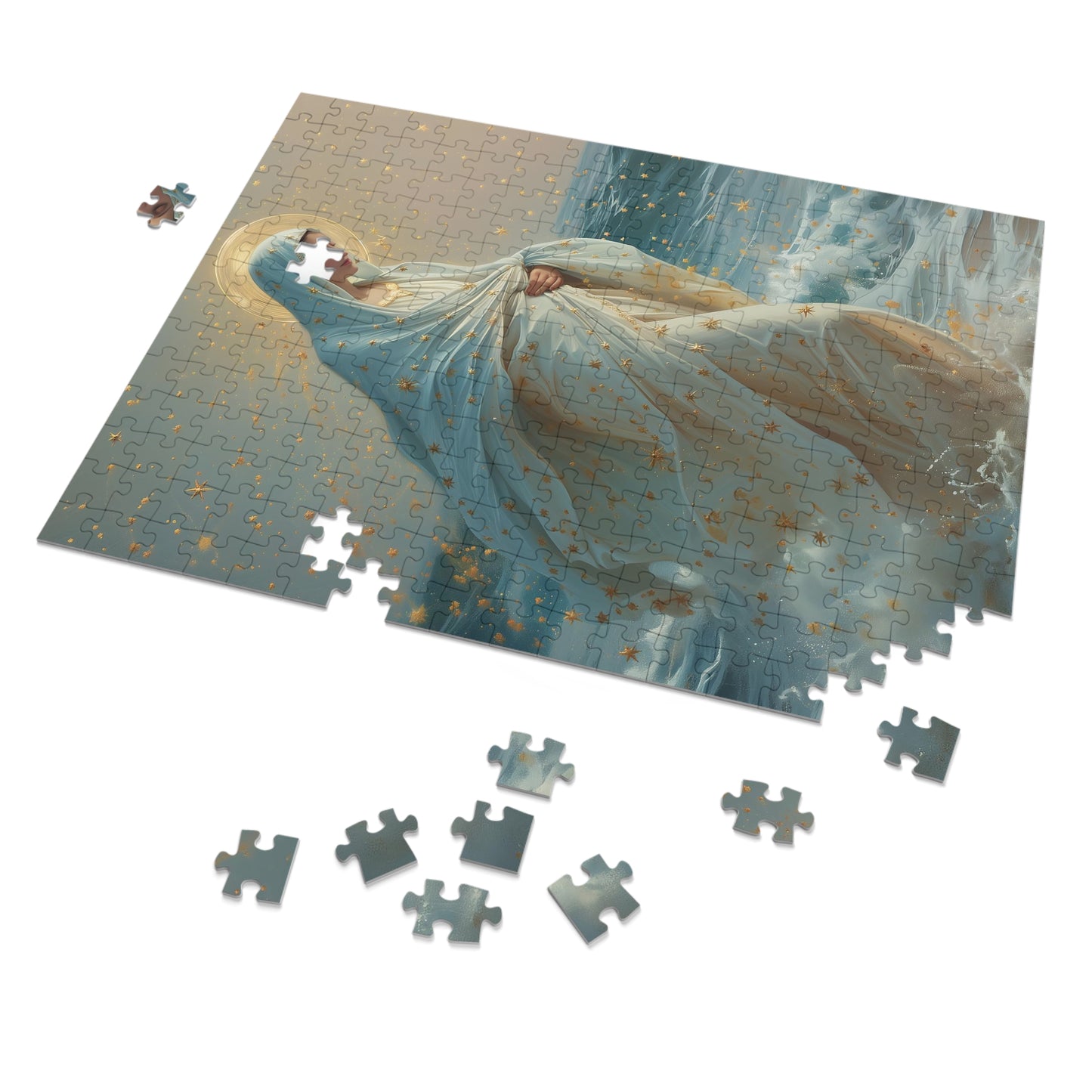 Guiding Light - Our Lady, Star of the Sea - Puzzle & Keepsake Tin - Religious Puzzle (30, 110, 252, 500,1000-Piece) - Mary Art Puzzle