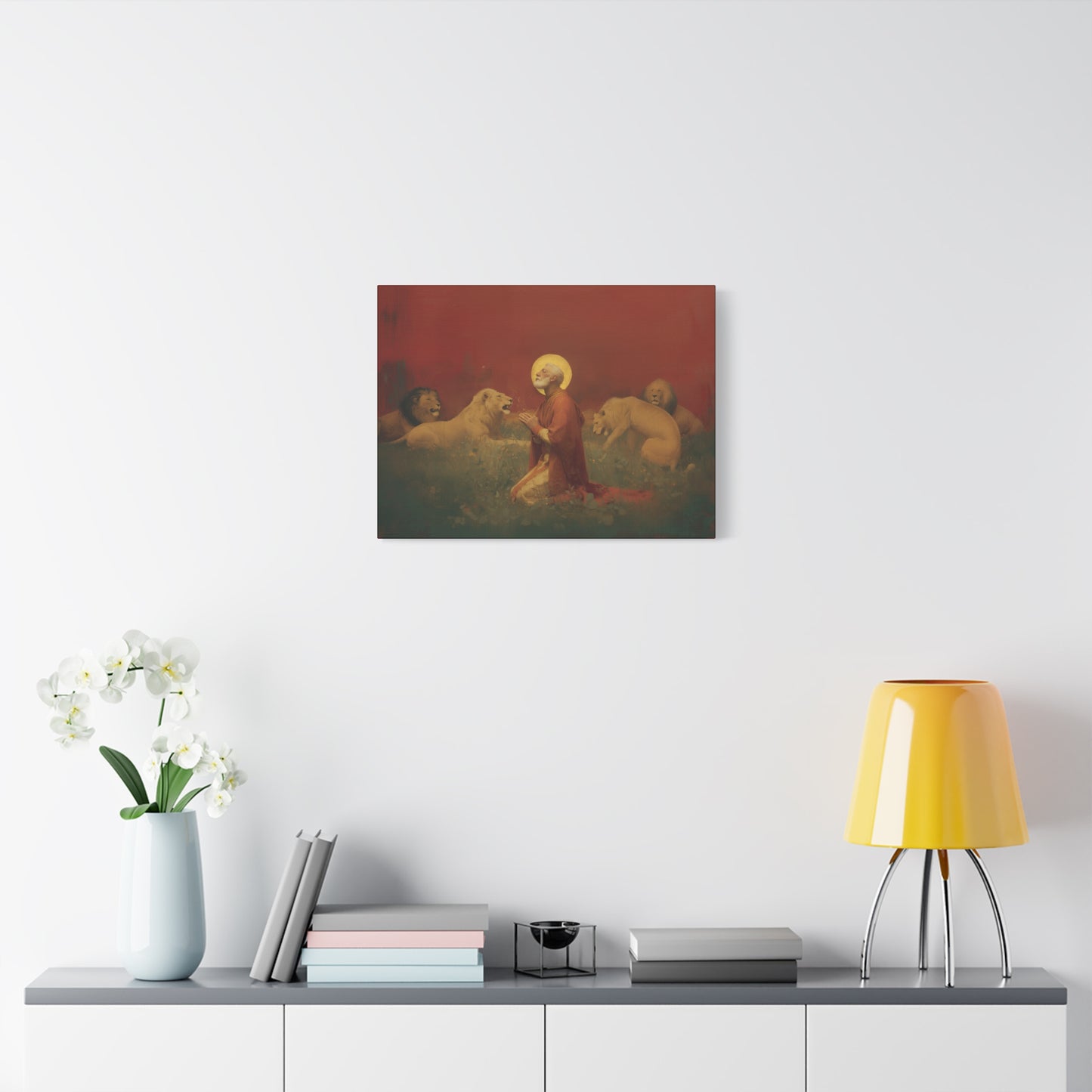 Saint Ignatius of Antioch -  Museum Wrapped Canvas - Sanctified Souls Print - Religious Art for your Home - Catholic Patron Saint Art