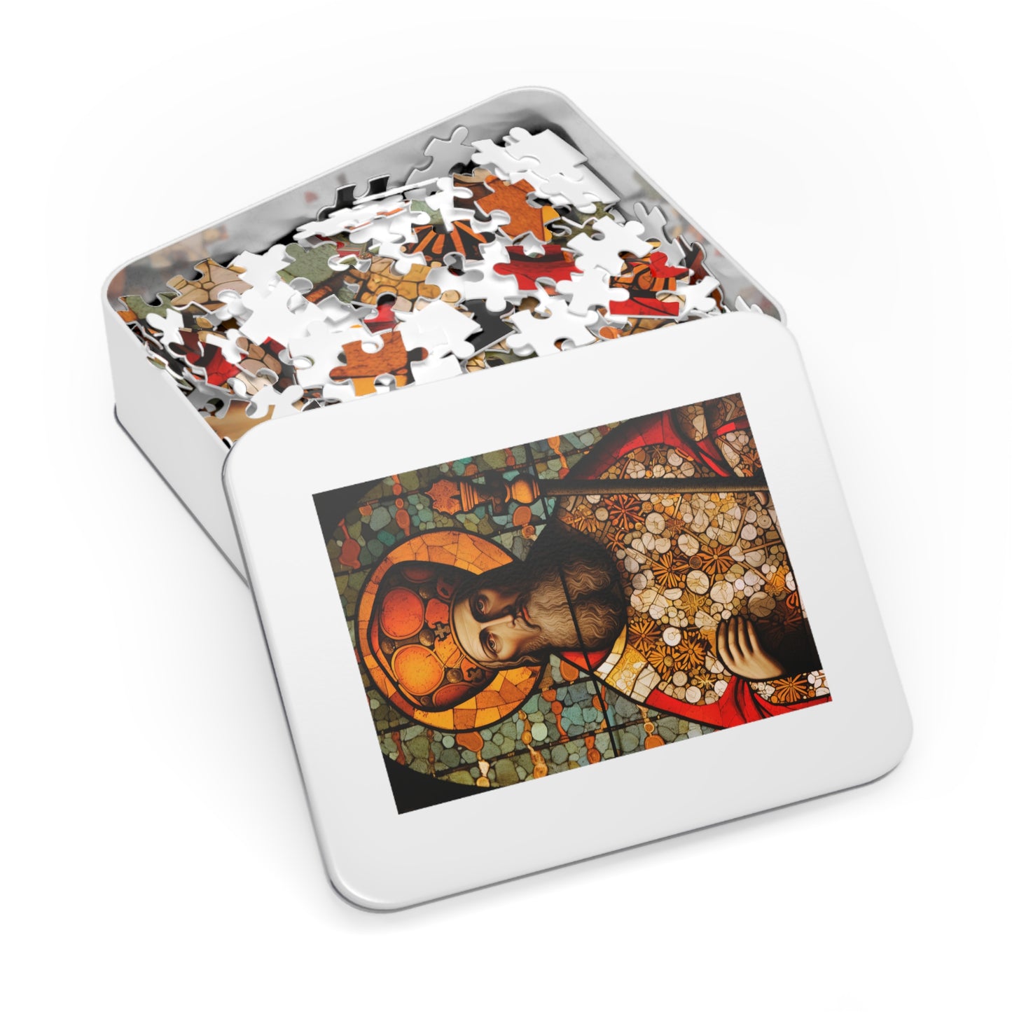 Saint Henry II - Puzzle and Keepsake Tin - Religious Jigsaw Puzzle (30, 110, 252, 500,1000-piece) - Religious Puzzle