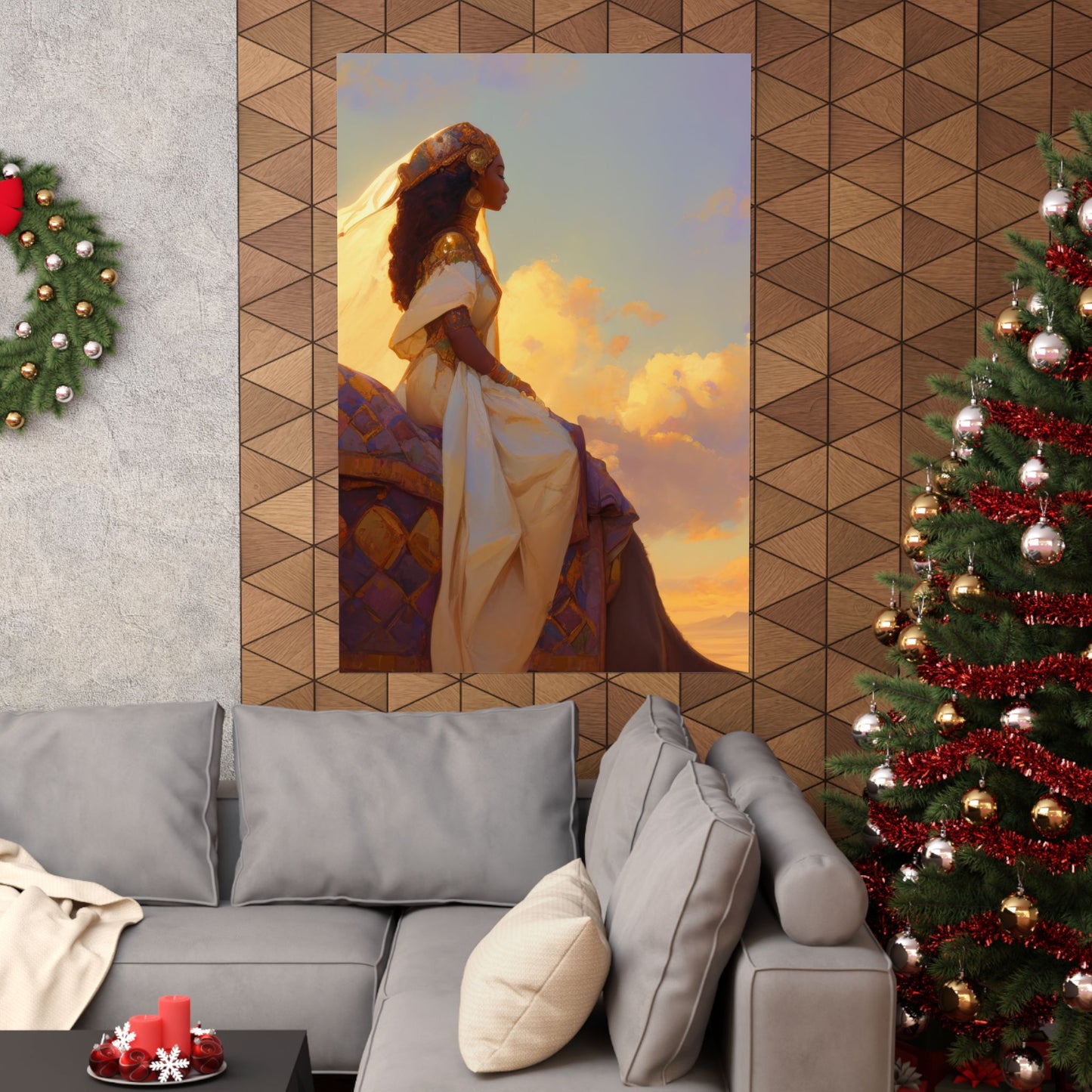 Queen of Sheba - Sanctified Souls Print - Multiple Sizes - Premium Matte Vertical Posters