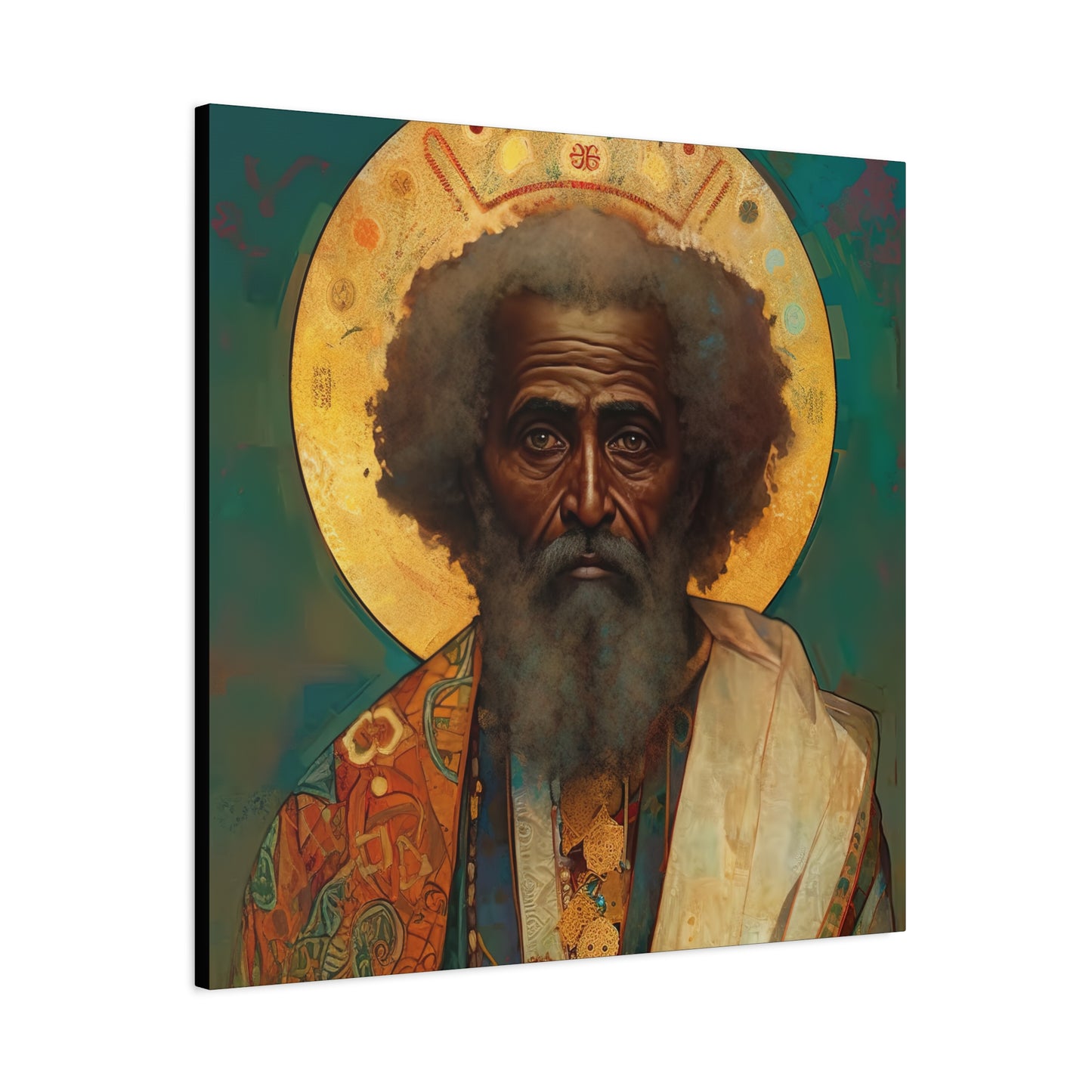 Saint Moses - Museum Wrapped Canvas - Sanctified Souls Print - Religious Art for your Home