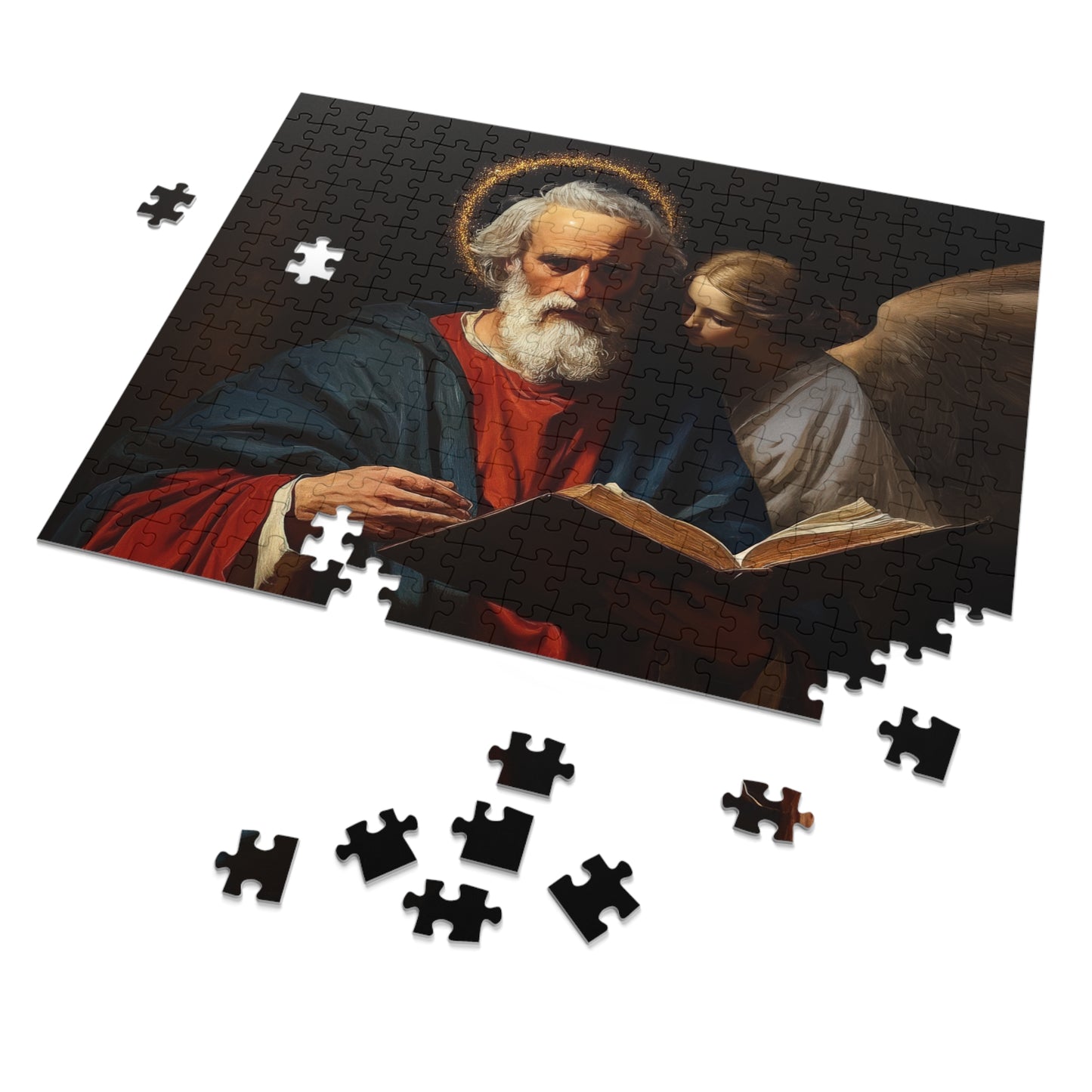 Saint Matthew the Apostle - Puzzle and Keepsake Tin - Religious Jigsaw Puzzle (30, 110, 252, 500,1000-Piece) - Religious Puzzle