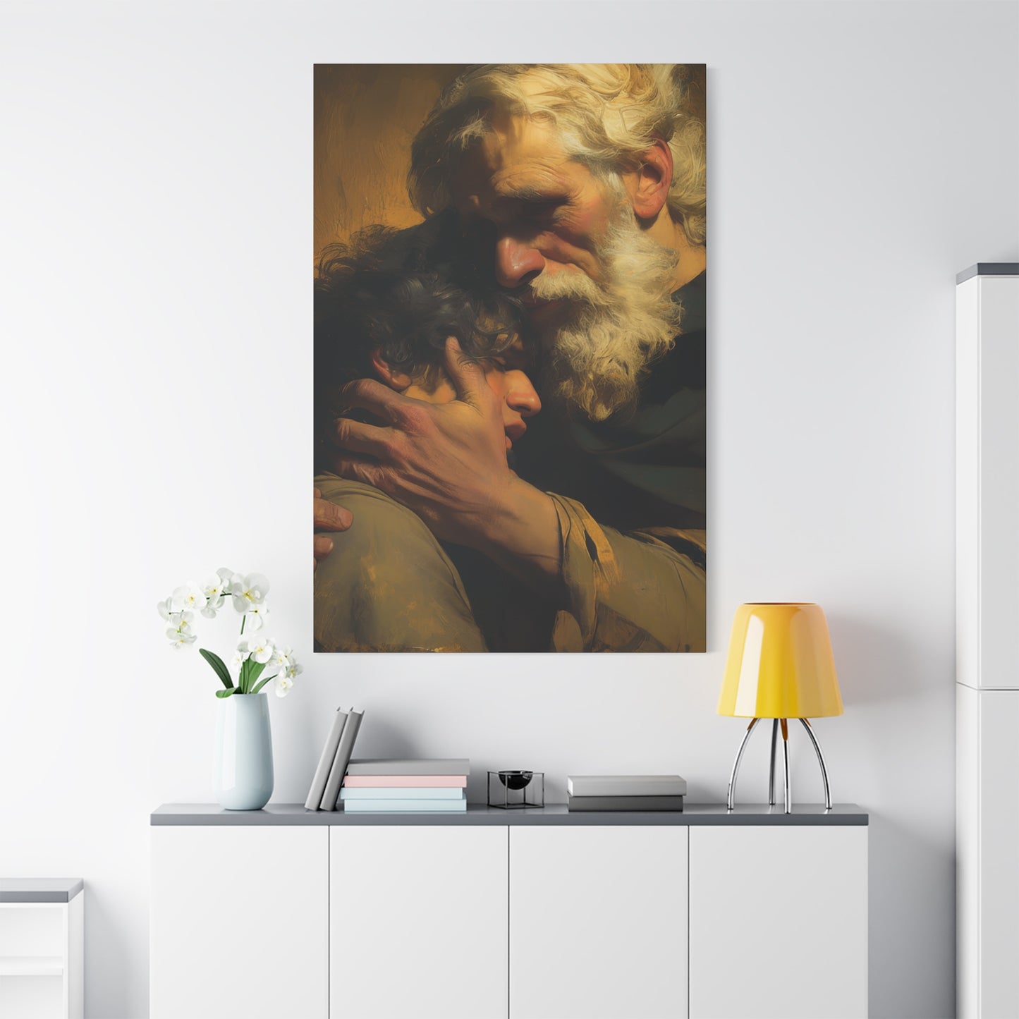 The Return of the Prodigal Son - Gallery Wrapped Canvas - Print - Religious Art for your Home - Catholic Art Print