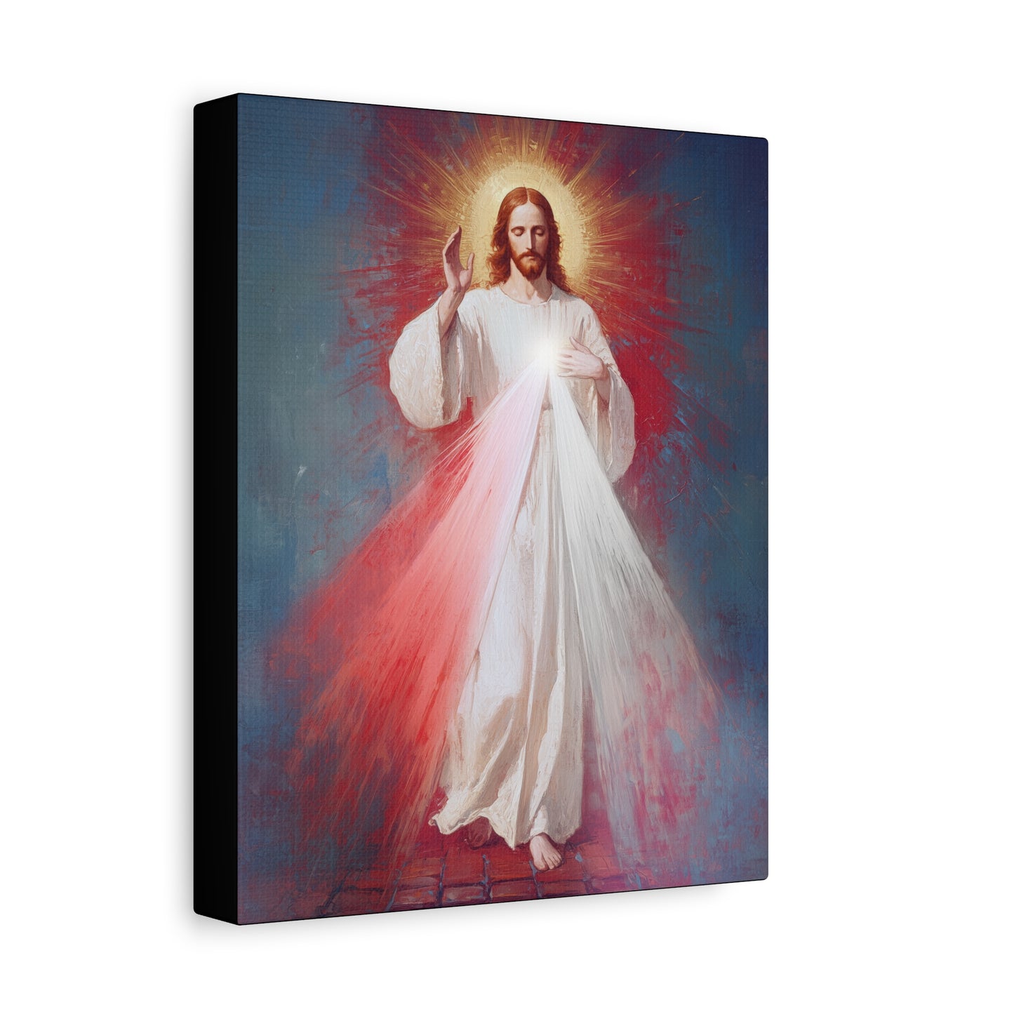 The Divine Mercy - Our Lord Jesus Christ - Gallery Wrapped Canvas - Print - Religious Art for your Home - Catholic