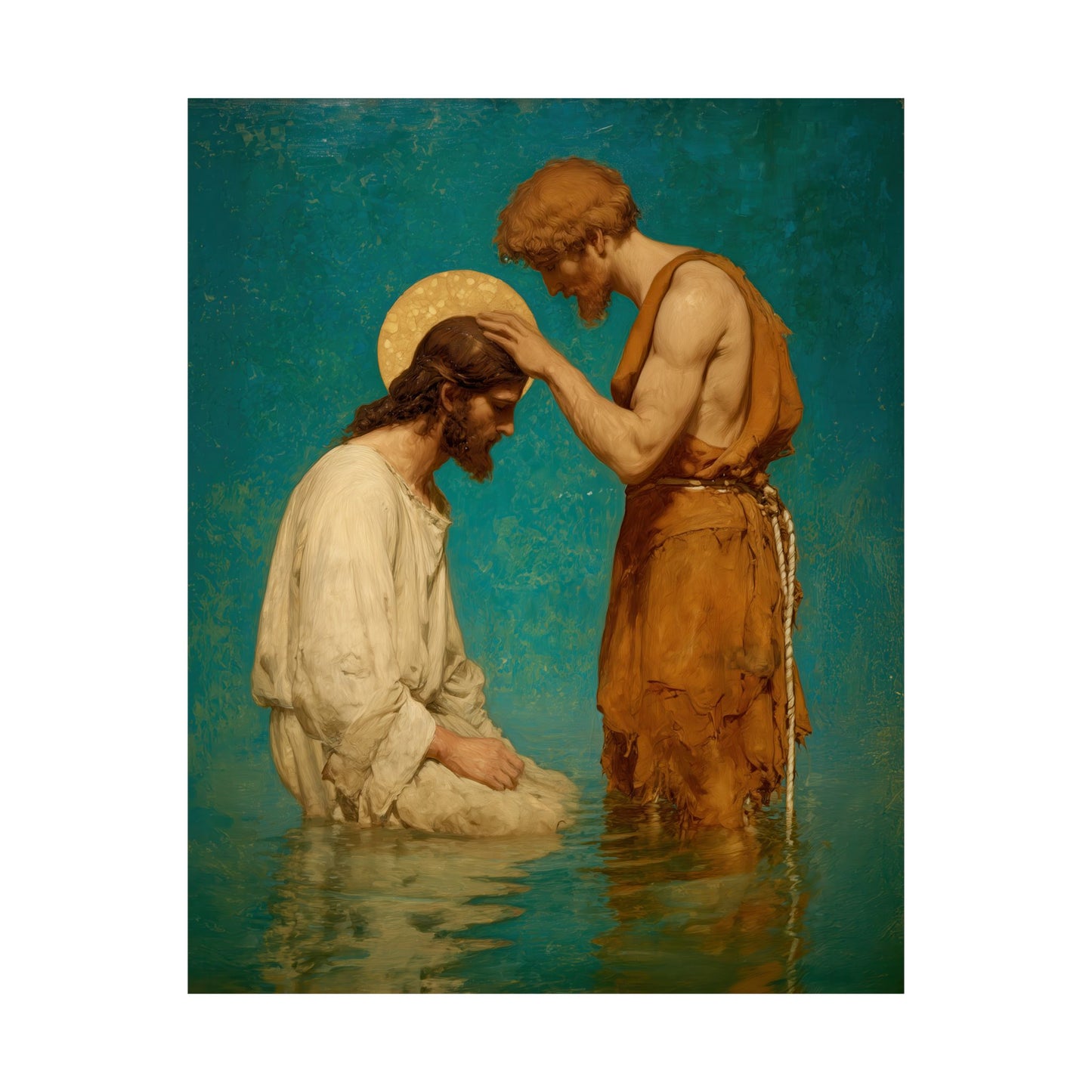 Saint John the Baptist, The Prophet and the Promise - Sanctified Souls Print - Multiple Sizes - Premium Matte Vertical Posters