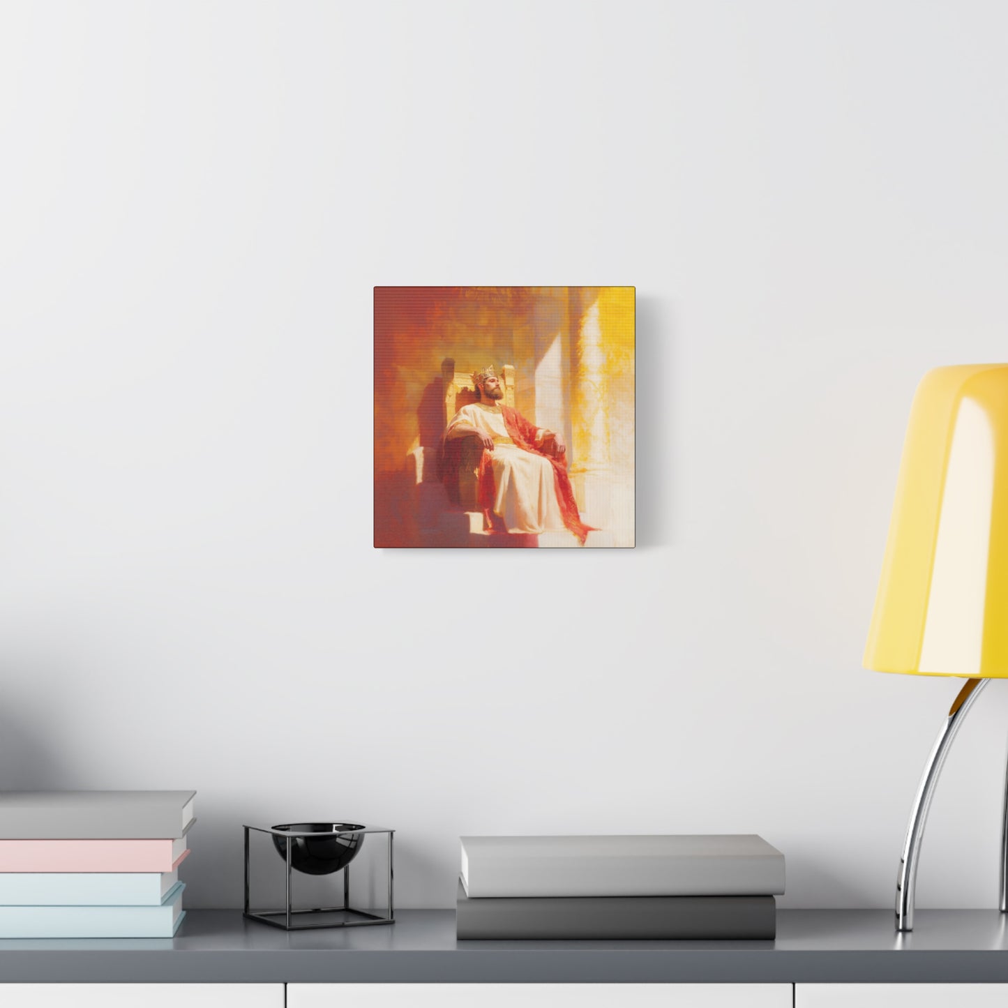 King Solomon: Keeper of God's Understanding - Gallery Wrapped Canvas - Print - Religious Art for your Home - Catholic Art