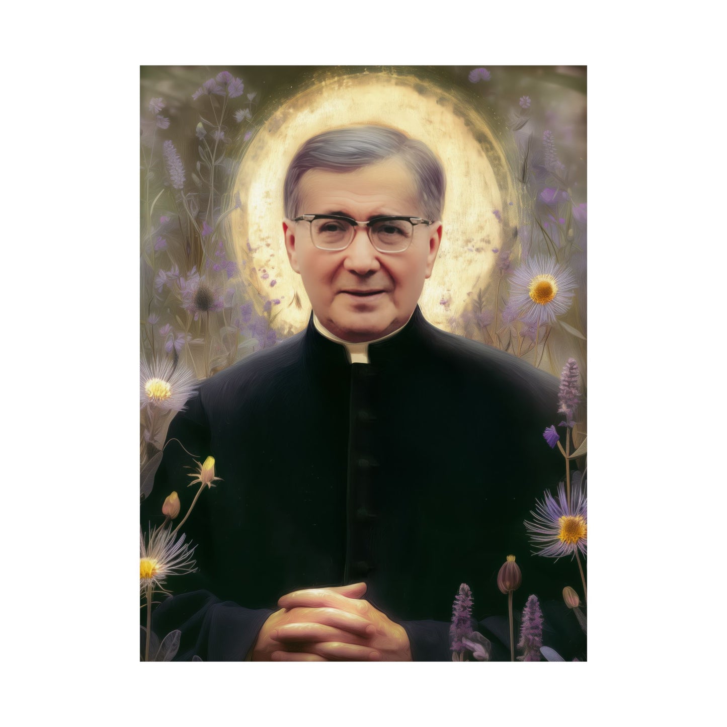 Saint Josemaría Escrivá - Sanctified Souls Print - Multiple Sizes - Premium Matte Vertical Posters