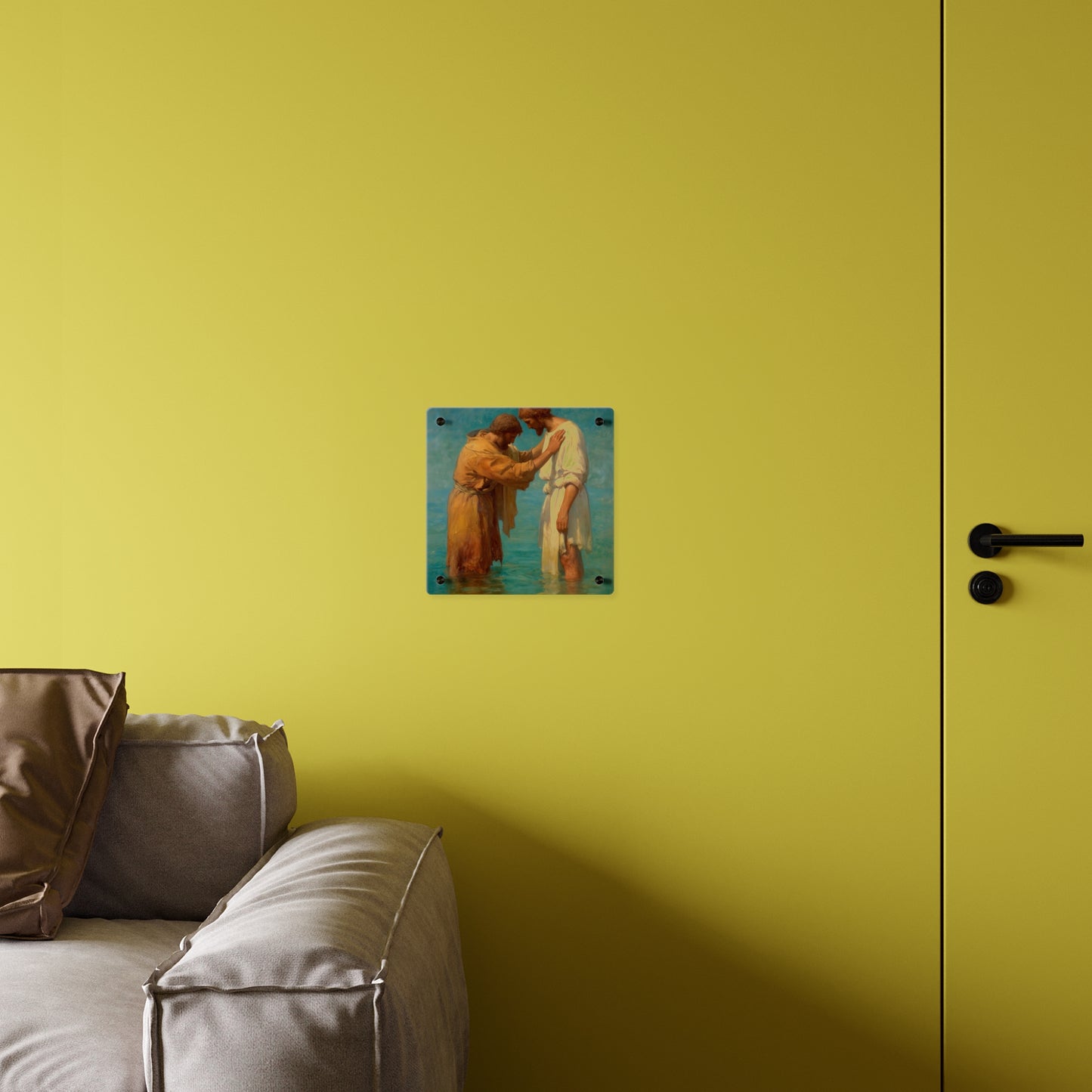 Saint John the Baptist, Servant of the Dawn Acrylic Wall Art Panel - Ready to Hang Acrylic Print - Catholic Saint Art