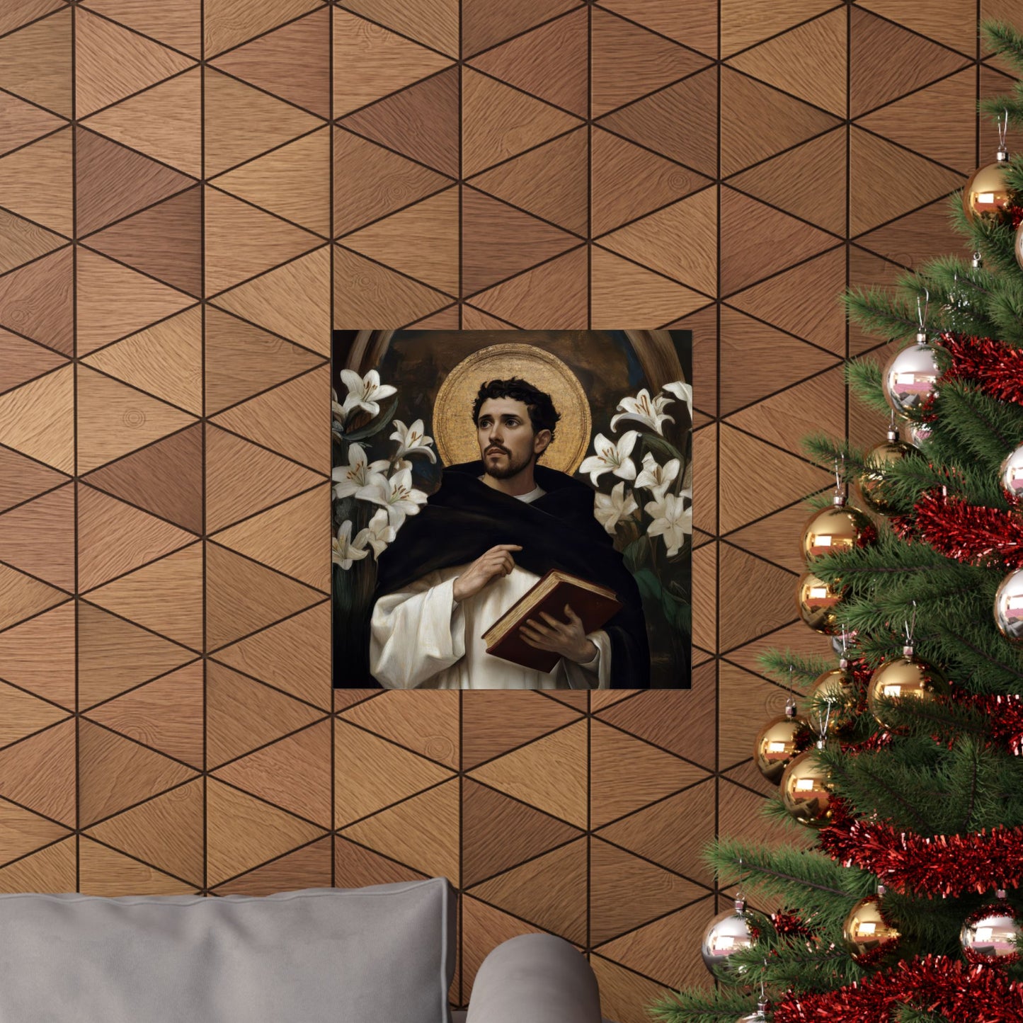 Saint Dominic - Sanctified Souls Print - Multiple Sizes - Premium Posters - Catholic Art - Christian Home Decor Artwork