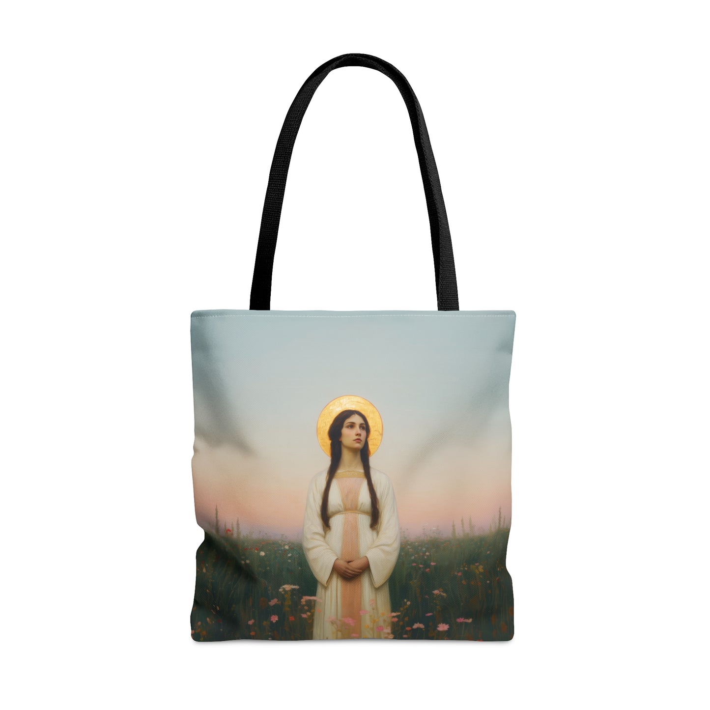 Saint Sabina - Tote Bag - Large Medium Small Faith Art Bag - Bible Study Faith Purse - Double Sided
