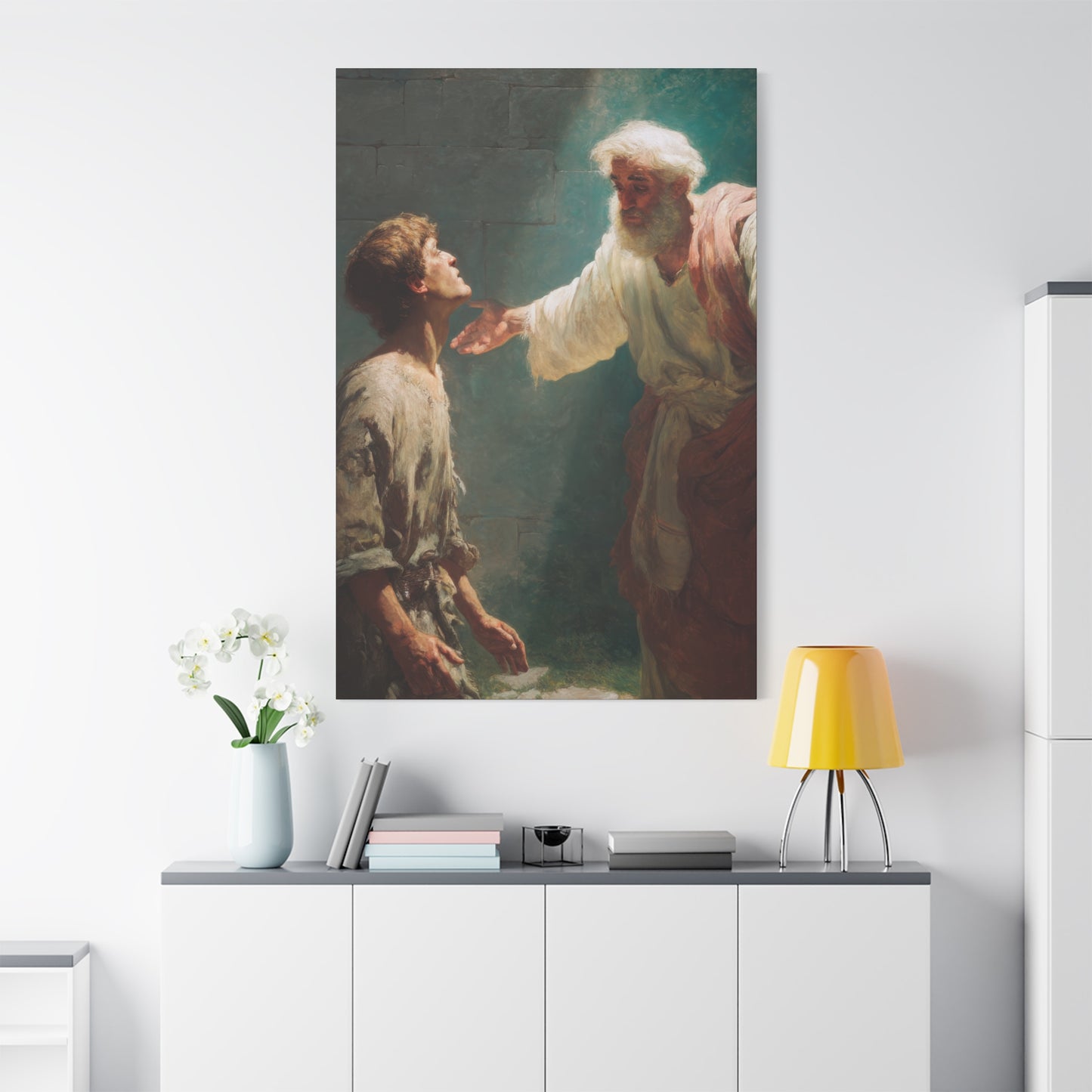 Homecoming of the Prodigal Son - Gallery Wrapped Canvas - Print - Religious Art for your Home - Catholic Art Print