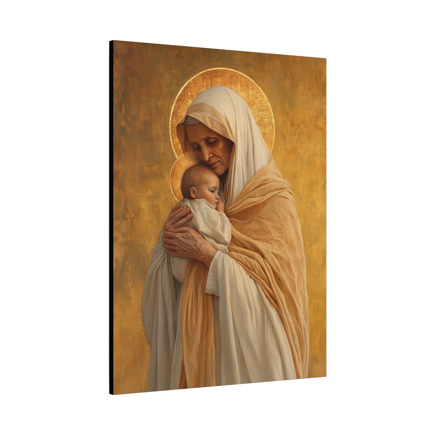 Saint Anna the Prophetess - Museum Wrapped Canvas - Print - Religious Art for your Home - Christian print - Prayer Room Art - Catholic
