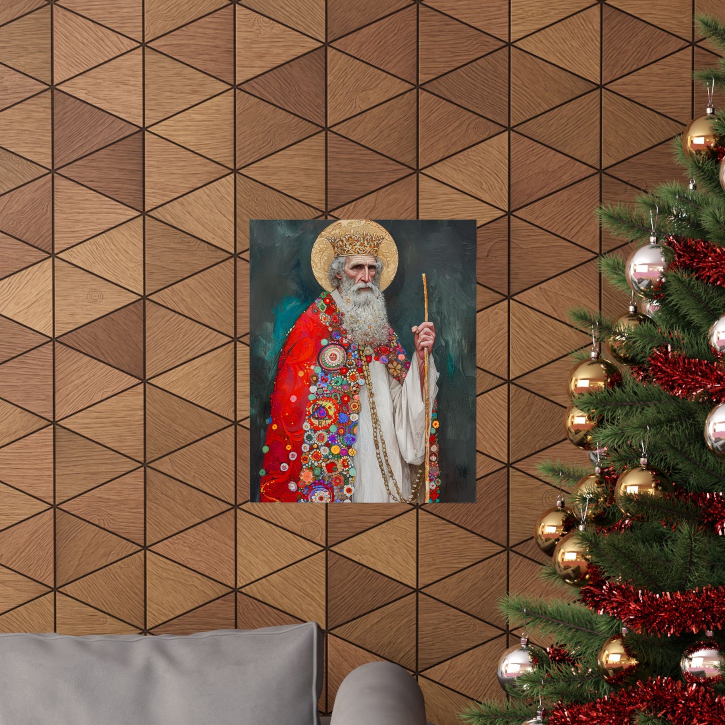 Saint Richard the Pilgrim / Richard of Wessex - Sanctified Souls Print - Multiple Sizes - Premium Matte Vertical Posters