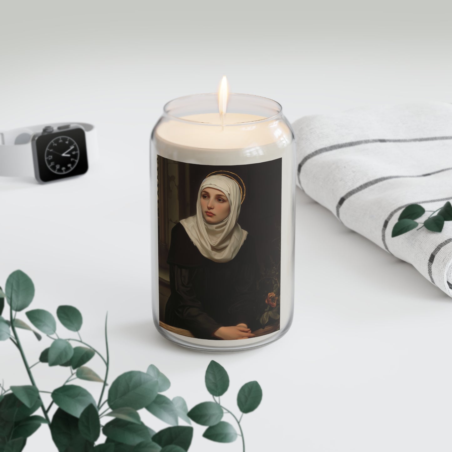Saint Angela Merici  - Scented Prayer Candle, 13.75oz - Tall Size - Religious Prayer Candle - Catholic Art