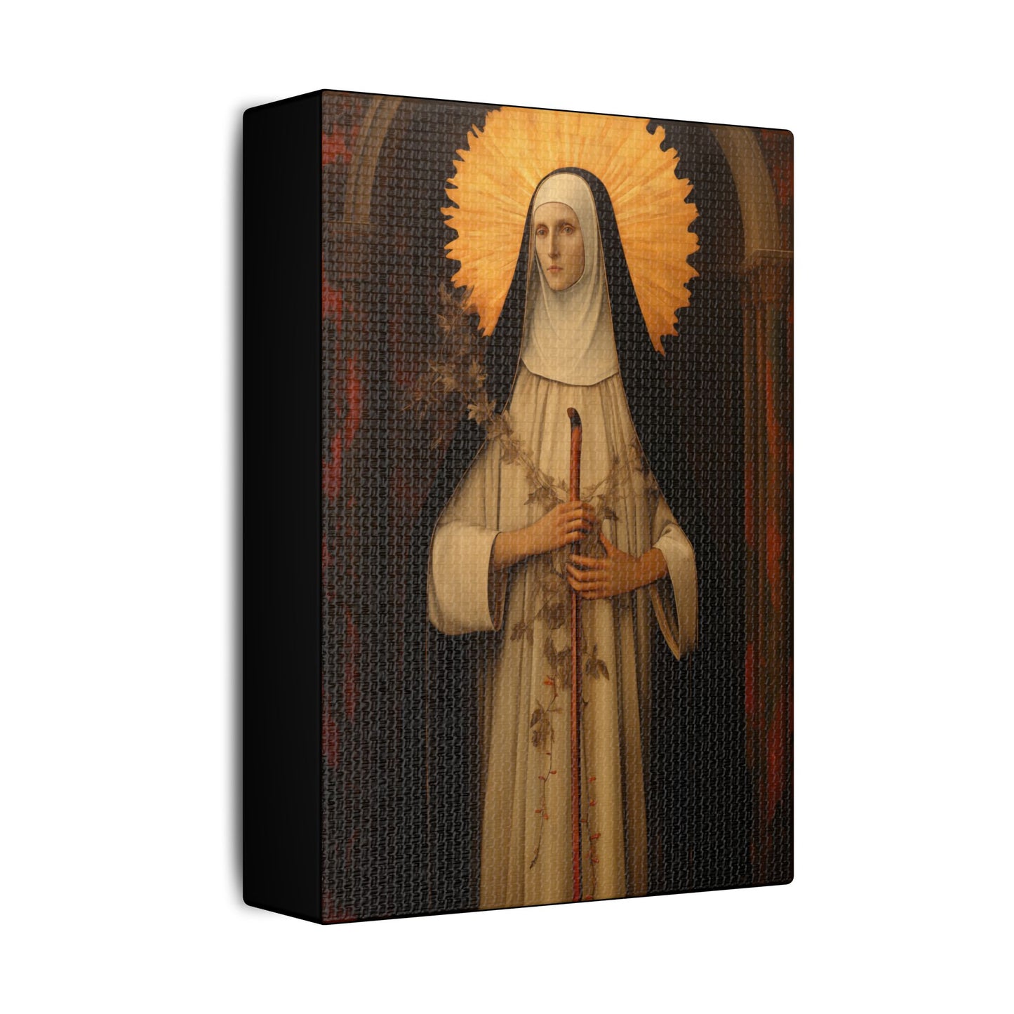 Saint Margaret of Castello - Museum Wrapped Canvas - Sanctified Souls Print - Religious Art for your Home - Blessed Margaret of Castello