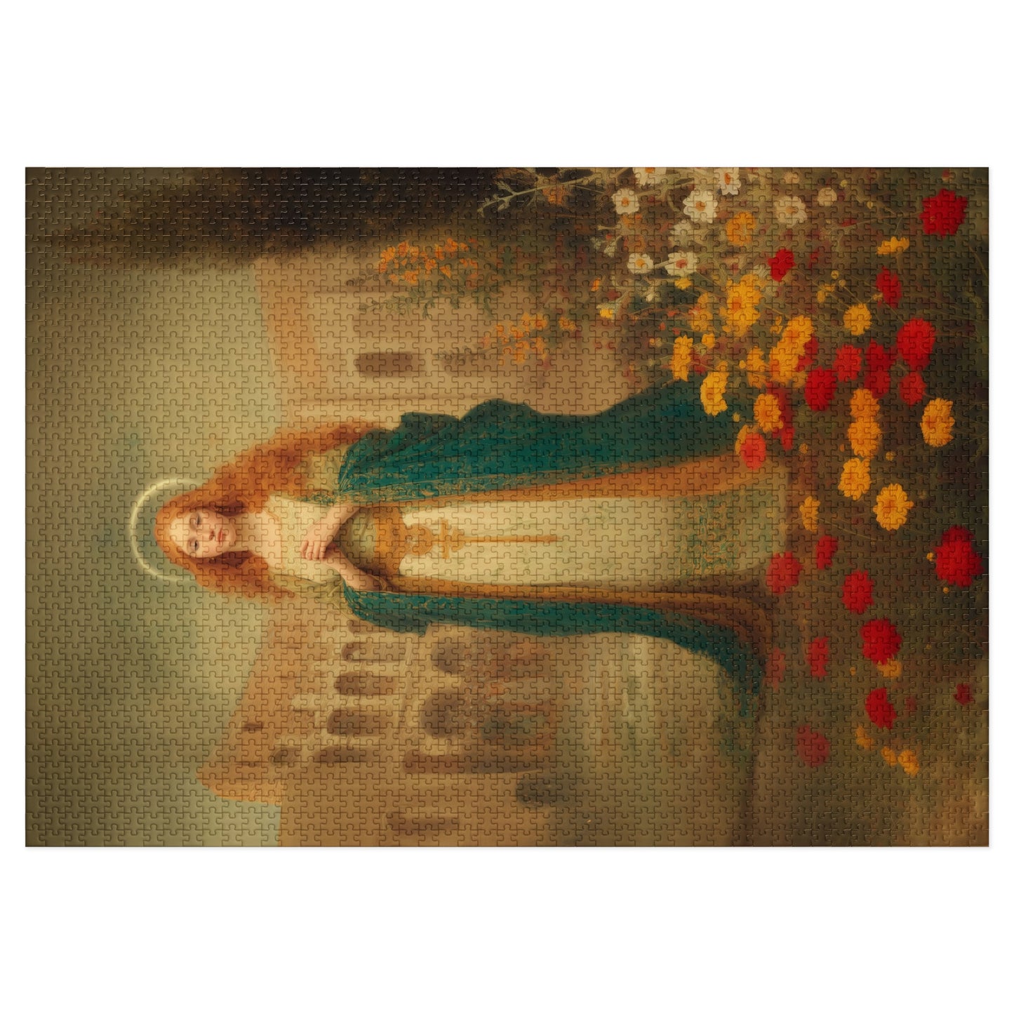 Saint Justina - Puzzle and Tin - Religious Jigsaw Puzzle (30, 110, 252, 500,1000) - Gift Catholic Families - Religious Art Puzzle