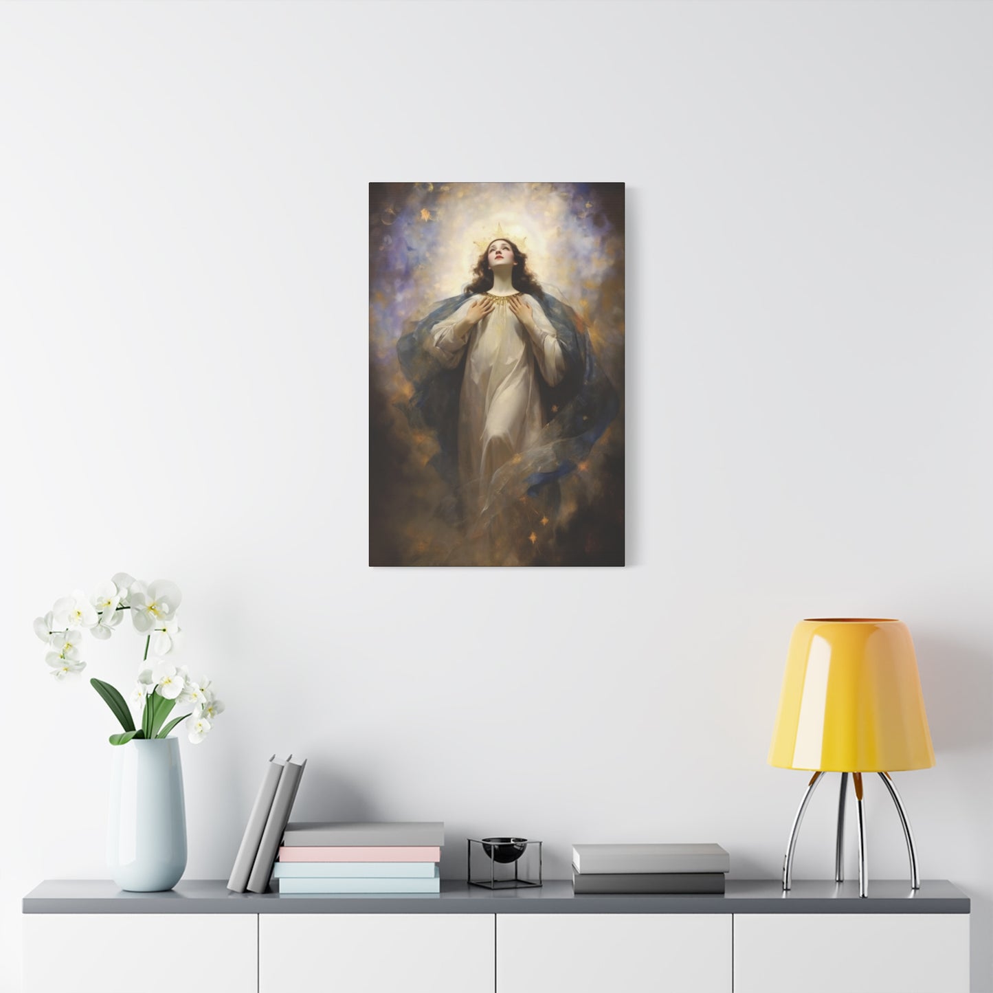 The Assumption of Mary - Museum Wrapped Canvas - Sanctified Souls Print - Religious Art for your Home