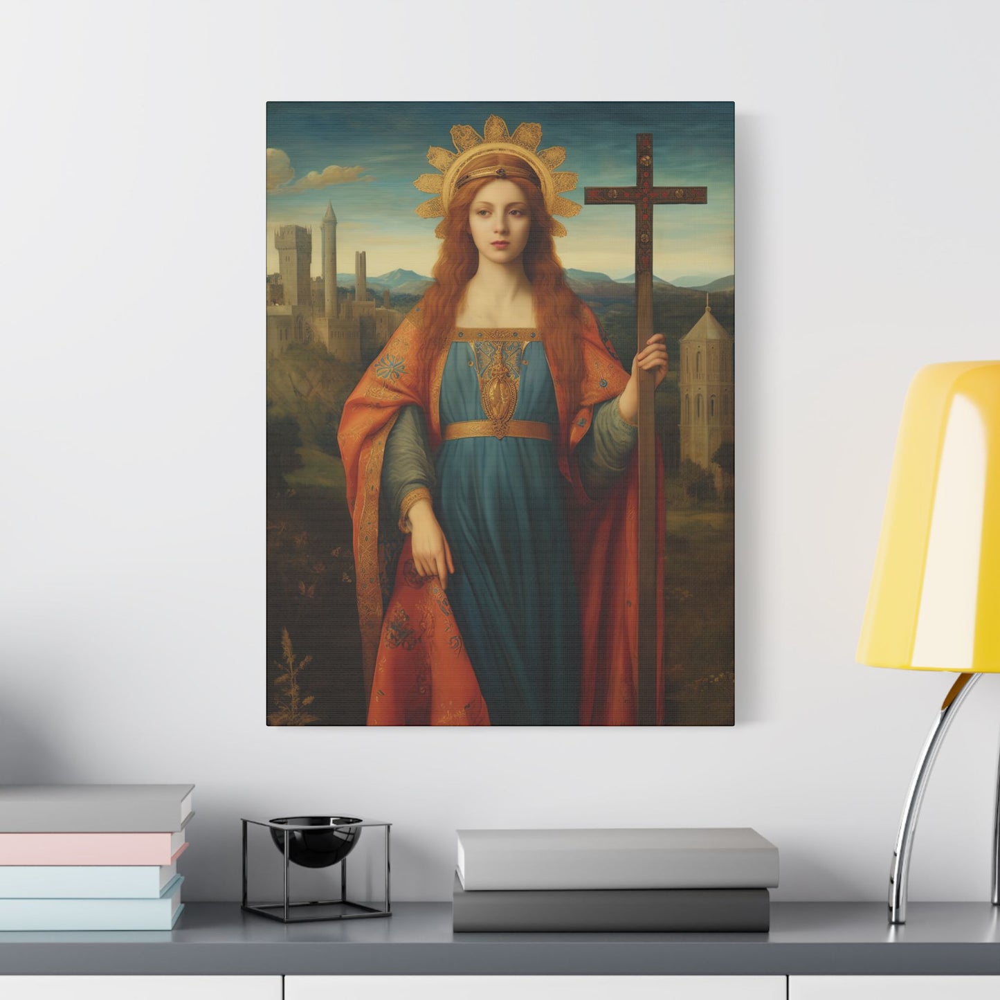 Saint Helena Canvas Print - Multiple Sizes - Catholic Home art - Museum Wrapped Canvas - Sanctified Souls Print