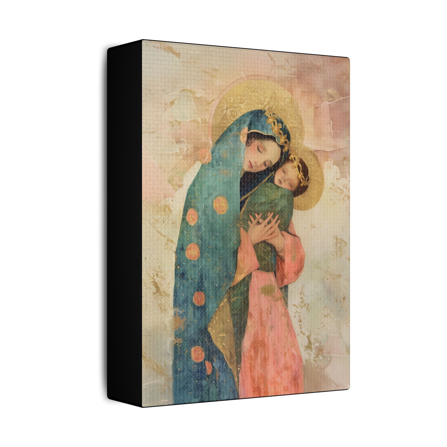The Sweet Advocate of Souls - Mary, Help of Christians -  Museum Wrapped Canvas Print - Multiple Sizes - Catholic Home art Matte Canvas