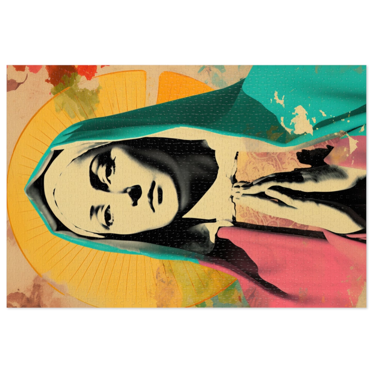 Mary the Blessed Virgin - Puzzle and Keepsake Tin - Religious Jigsaw Puzzle (30, 110, 252, 500,1000-Piece) - Religious Puzzle