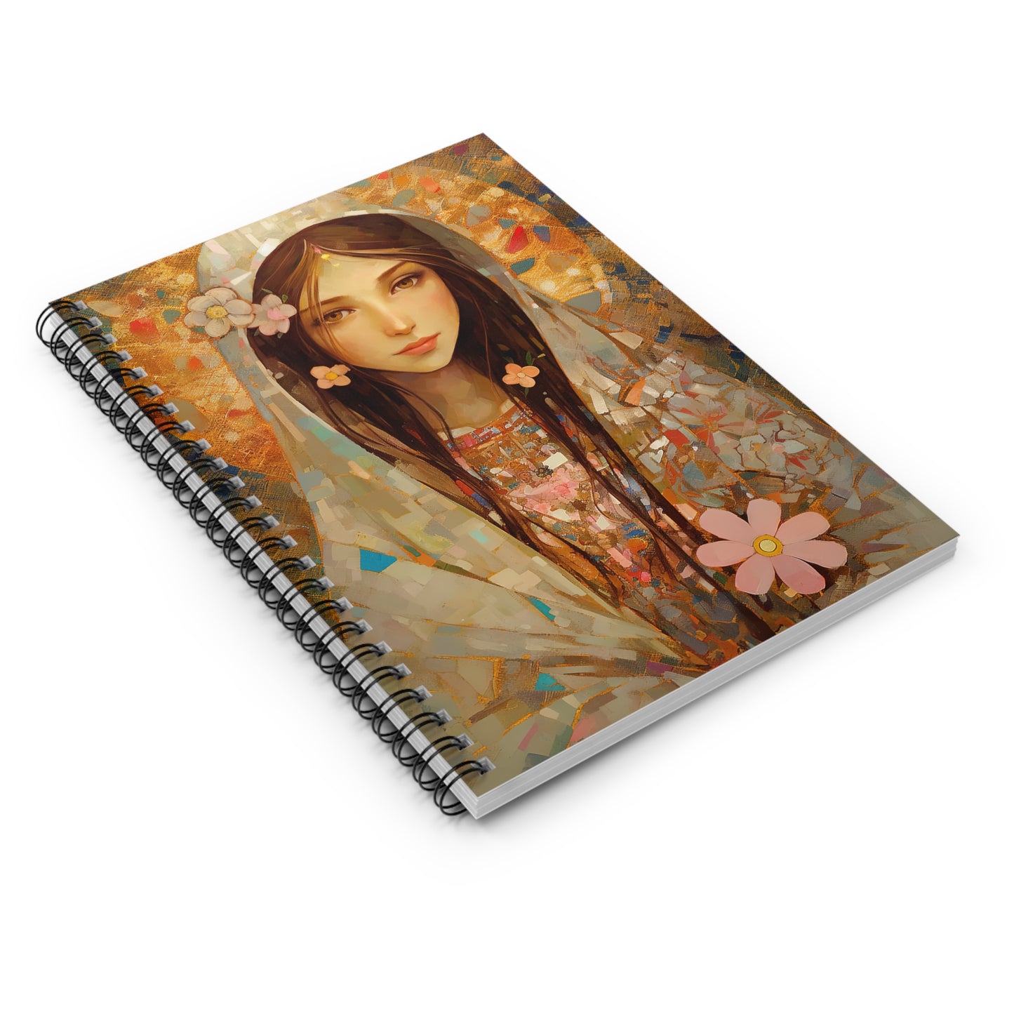 Saint Maria Goretti Journal - Sanctified Souls Art - Religious Based Notebook - Spiral Notebook - Ruled Line
