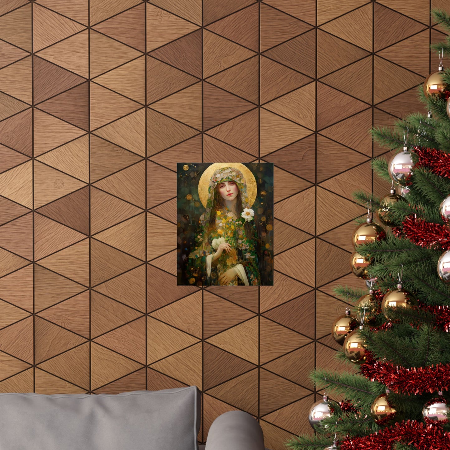 Saint Regina - Sanctified Souls Print - Multiple Sizes - Premium Matte Vertical Posters