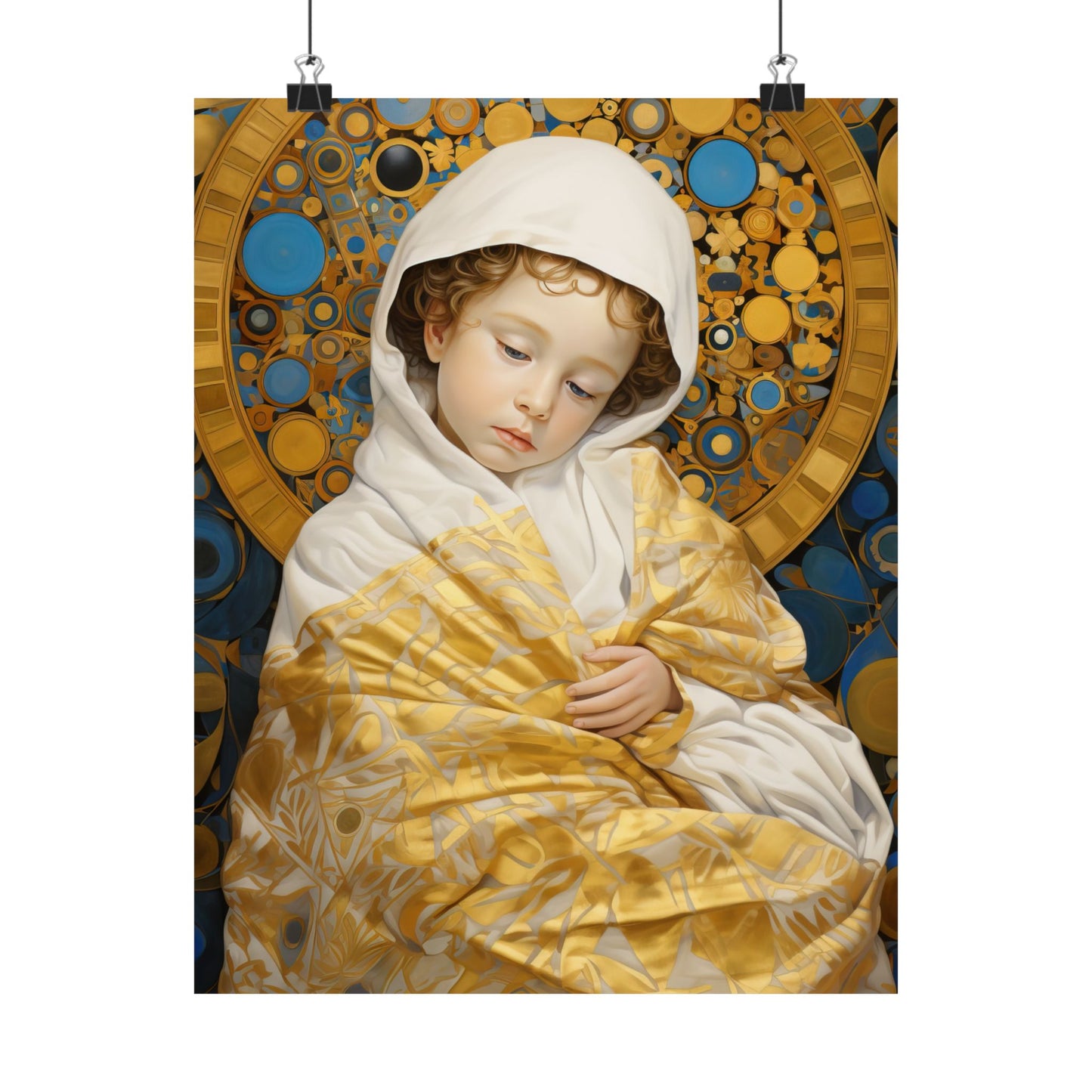 Divine Innocence: The Christ Child - Sanctified Souls Print - Multiple Sizes - Premium Matte Vertical Posters