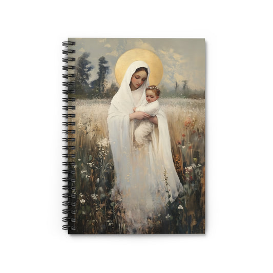Our Lady of the Prairie - Sanctified Souls Art - Religious Based Notebook - Spiral Notebook - Prayer journal