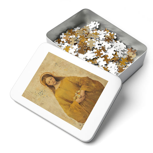 Saint Lucy - Puzzle and Keepsake Tin - Religious (30, 110, 252, 500,1000) - Religious Puzzle - Gifts for Catholic Families