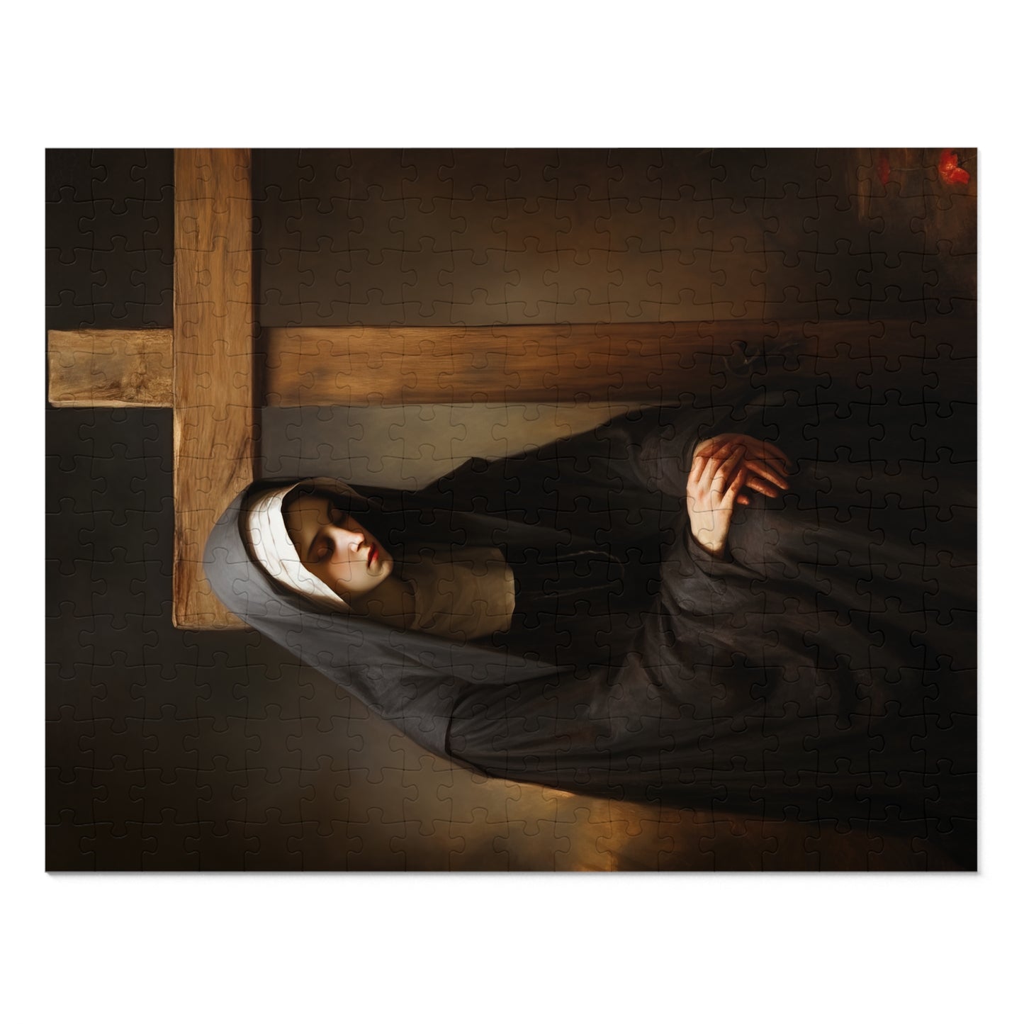 Saint Clare of Montefalco - Puzzle and Keepsake Tin - Religious Jigsaw Puzzle (30, 110, 252, 500,1000-Piece) - Religious Puzzle