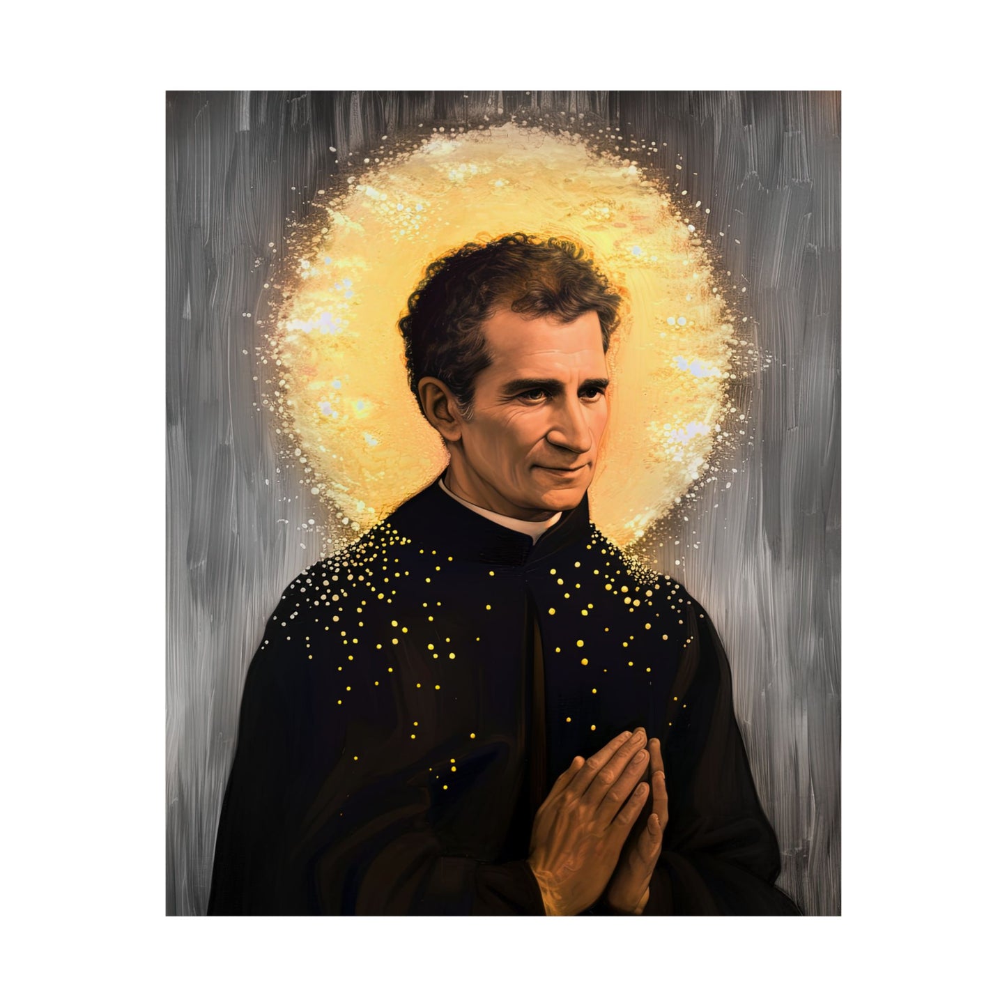 Saint John Bosco / Don Bosco  - Sanctified Souls Print - Multiple Sizes - Premium Matte Vertical Posters