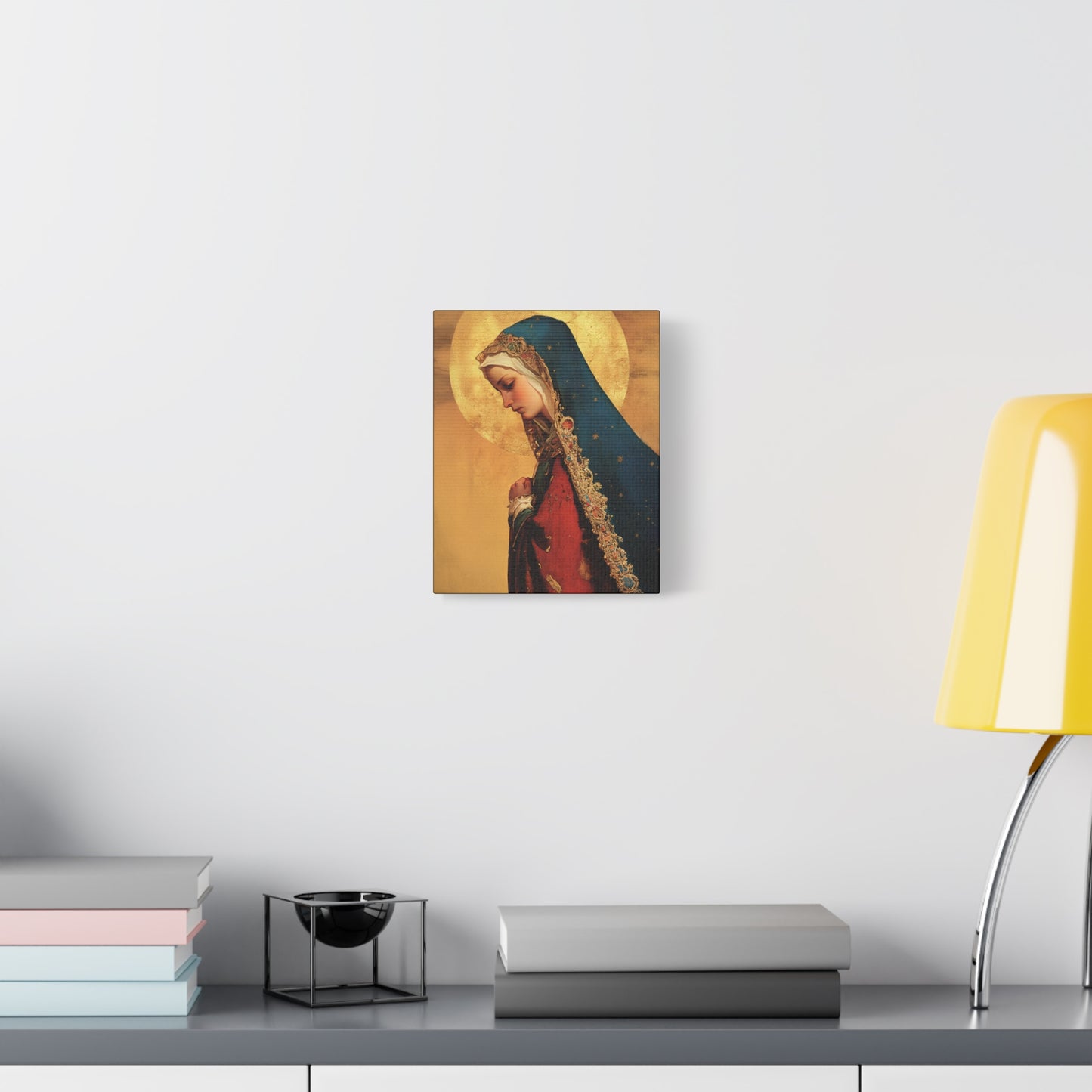 Our Lady of Mercy / Our Lady of Ransom - Multiple Sizes - Catholic Home art - Museum Wrapped Canvas - Sanctified Souls Print - Mother Mary
