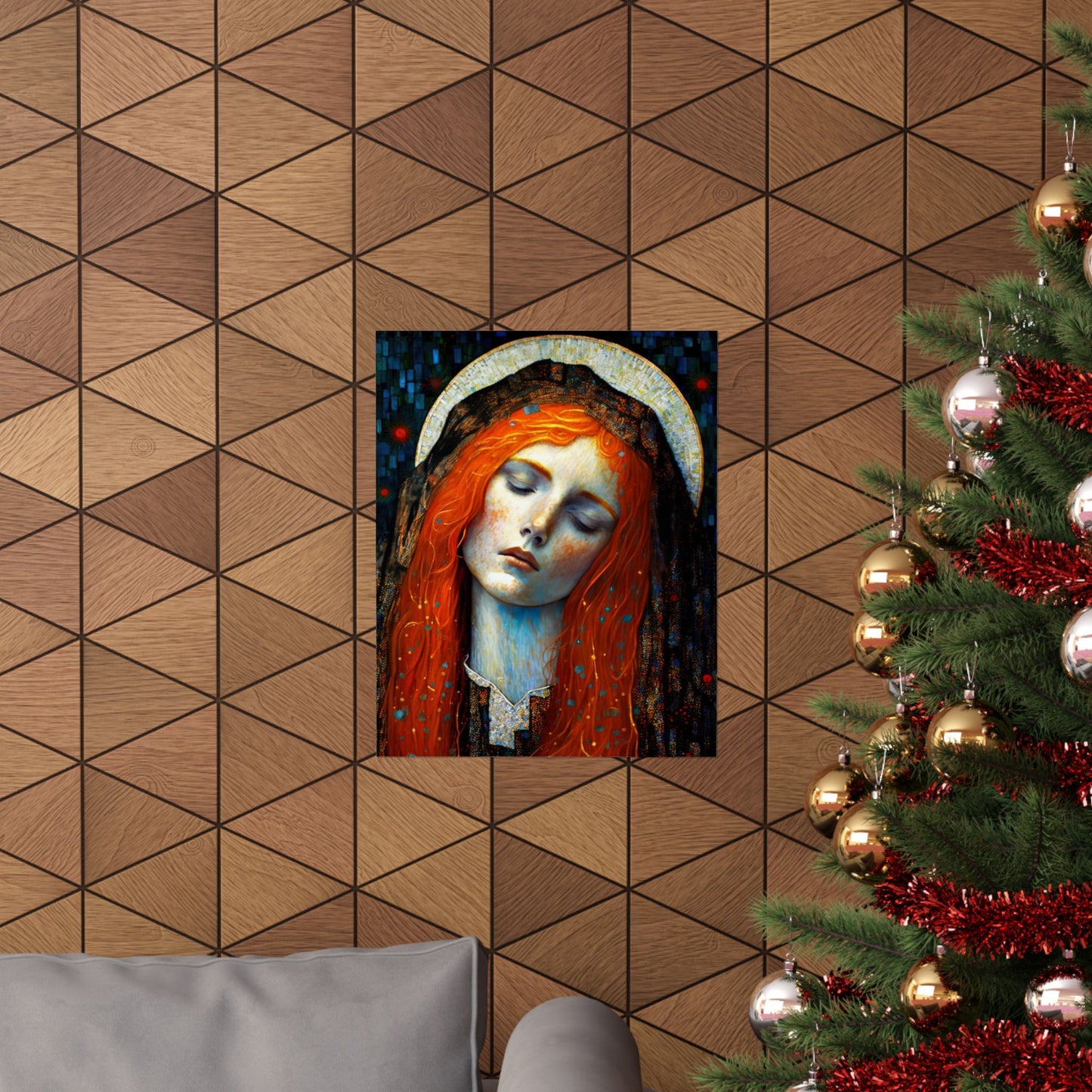 Embracing Grace - Saint Mary Magdalene Print - Sanctified Souls Print - Multiple Sizes - Premium Matte Vertical Posters