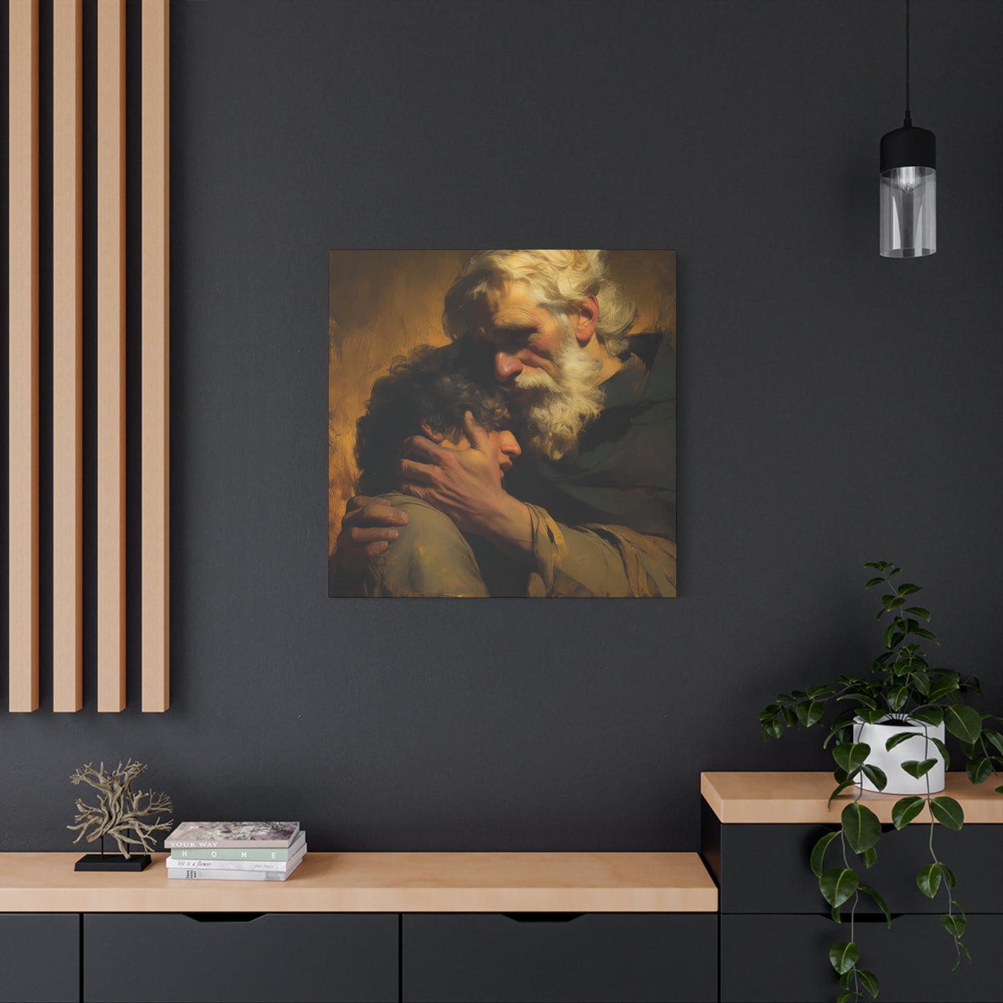 The Return of the Prodigal Son - Gallery Wrapped Canvas - Print - Religious Art for your Home - Catholic Art Print