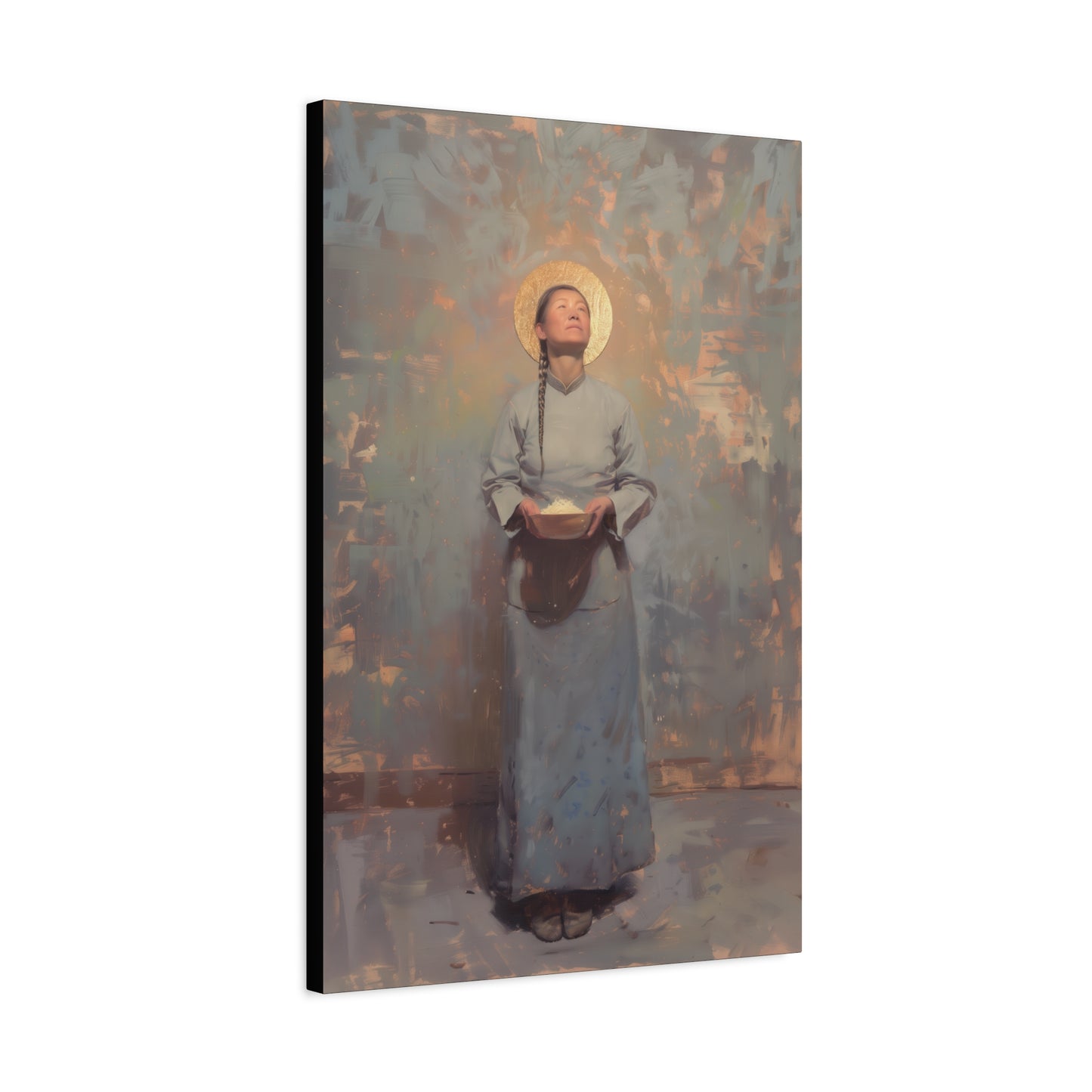 Saint Martha Wang - Chinese Martyr Saint  - Gallery Wrapped Canvas - Print - Religious Art for your Home - Catholic Art