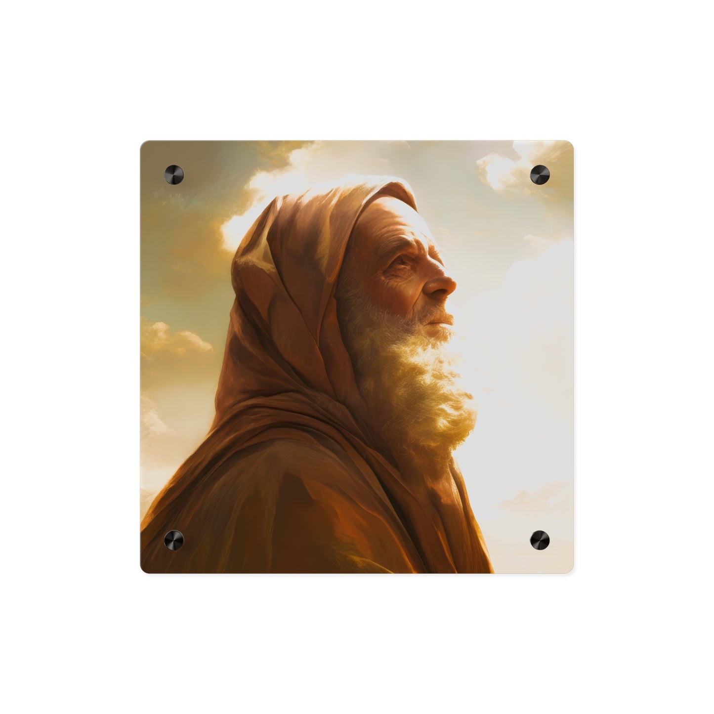 Father Abraham Wall Art Panel - Ready to Hang Acrylic Print - Catholic Saint Art - Patron Saint Print - No Frame needed