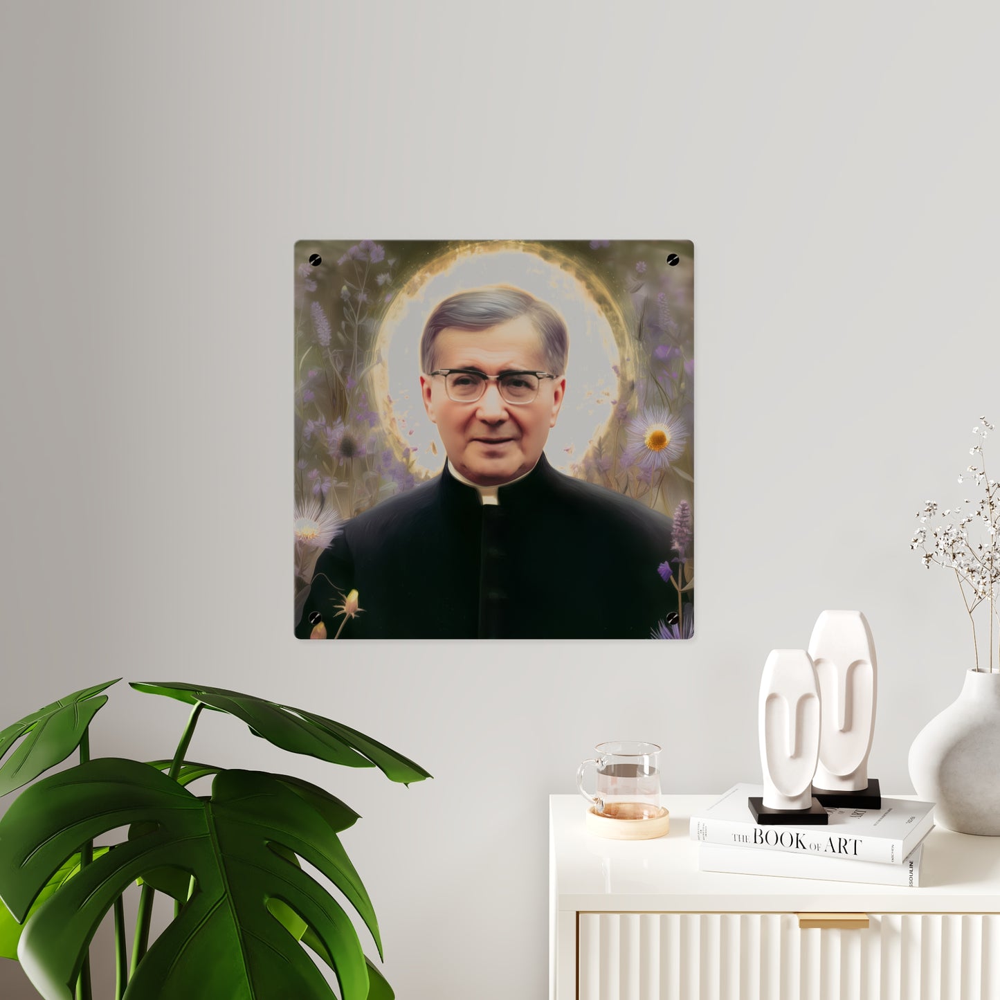 Saint Josemaría Escrivá de Balaguer Acrylic Wall Art Panel - Ready to Hang Acrylic Print - Catholic Saint Art
