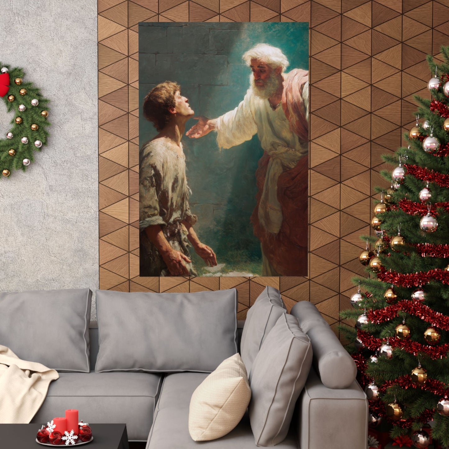Homecoming of the Prodigal Son - Sanctified Souls Print - Multiple Sizes - Premium Matte Vertical Posters