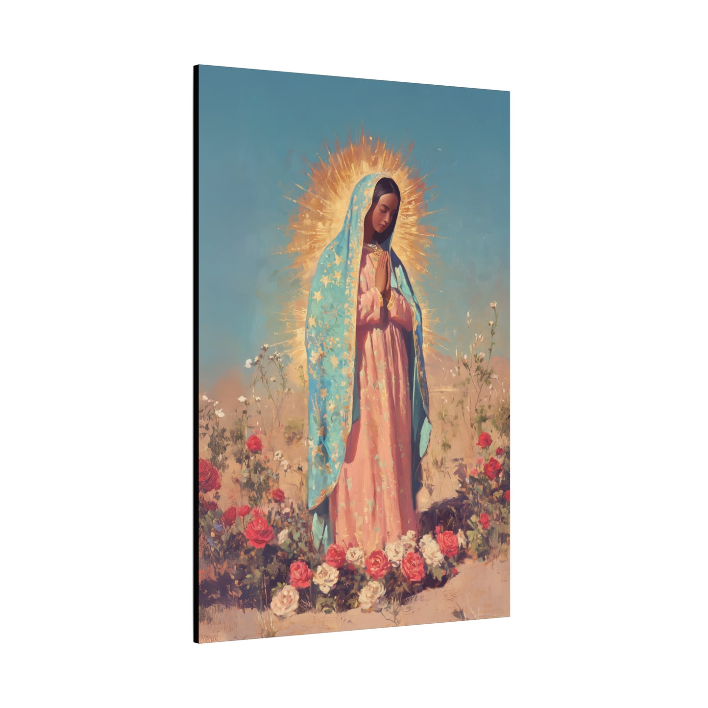 Our Lady of Guadalupe - Gallery Wrapped Canvas - Print - Religious Art for your Home - Catholic Art