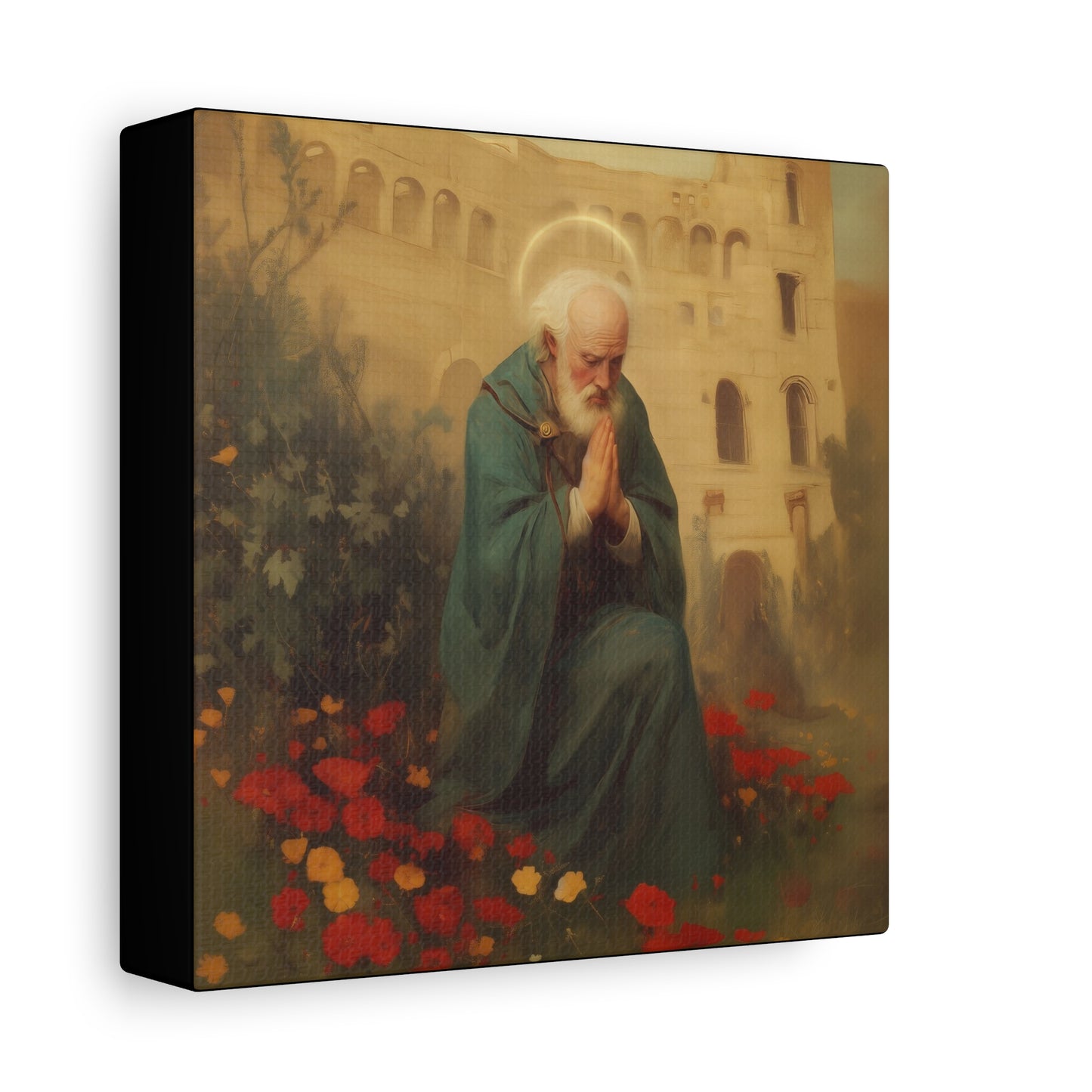 Saint Cyprian - Multiple Sizes - Catholic Home art - Museum Wrapped Canvas - Sanctified Souls Print - Catholic Martyr Art