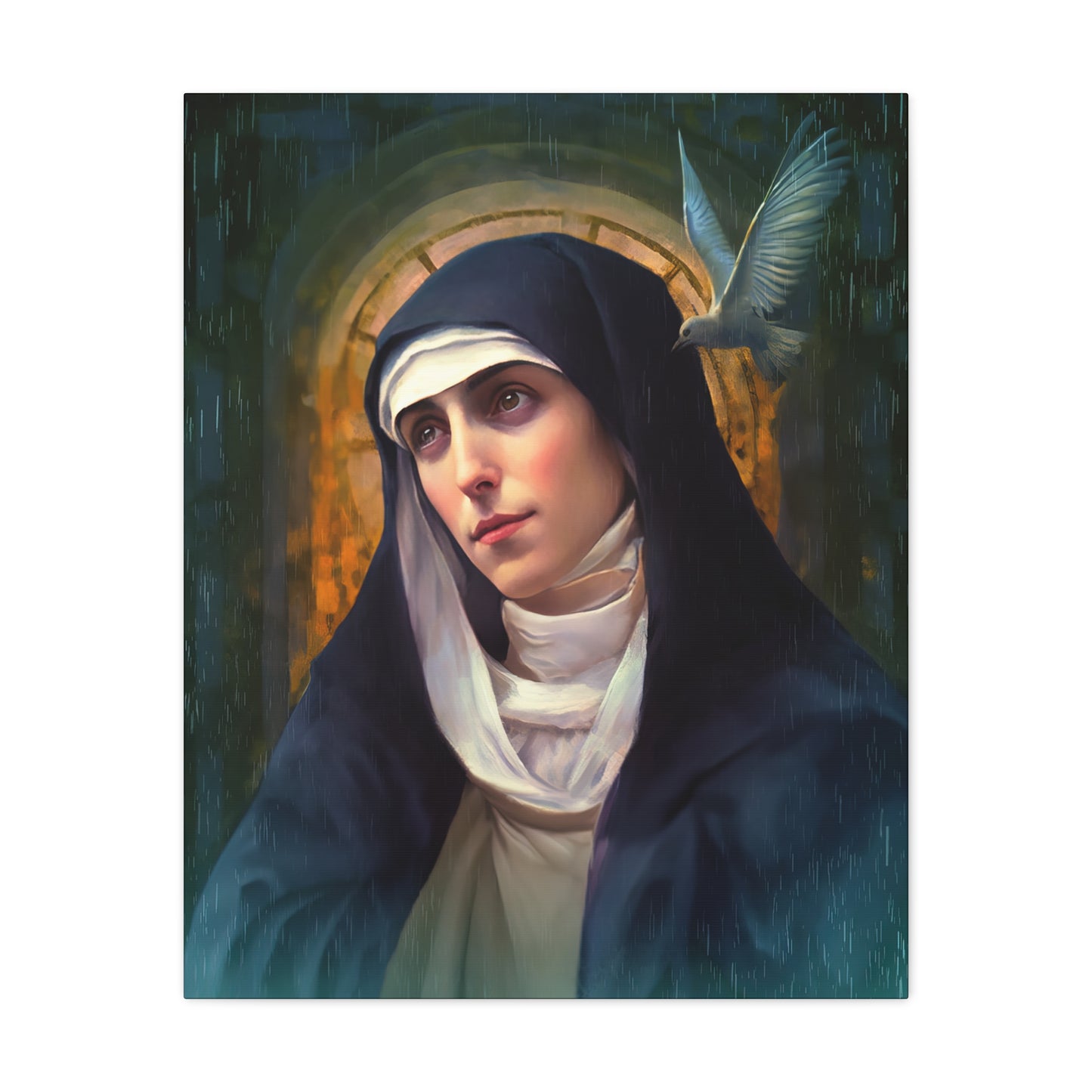 Saint Teresa of Avila - Museum Wrapped Canvas - Sanctified Souls Print - Religious Art for your Home