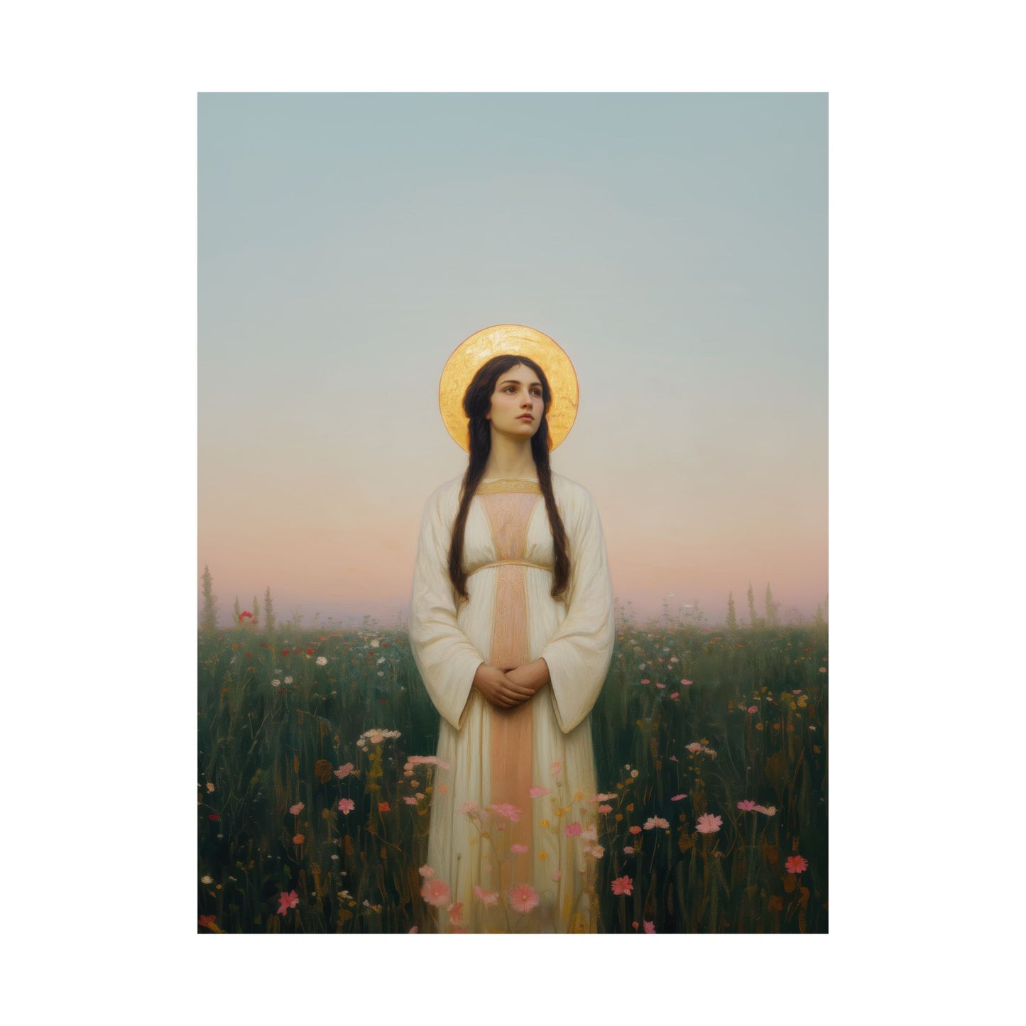 Saint Sabina - Sanctified Souls Print - Multiple Sizes - Premium Matte Vertical Posters - Patron Saint Art