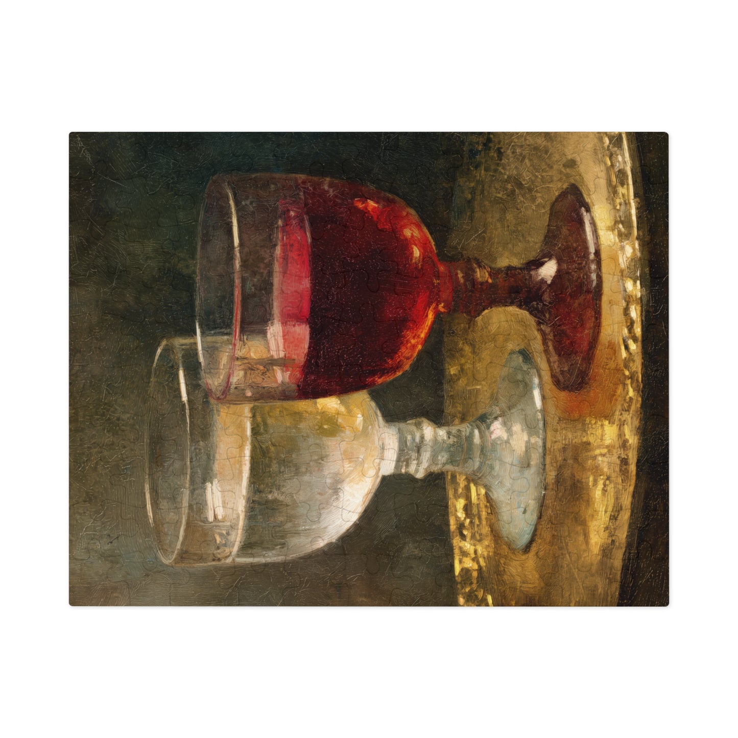 Cana and the Miracle of Abundance - Water into Wine - Puzzle & Keepsake Tin - Religious Jigsaw Puzzle (30, 110, 252, 500,1000-Piece)