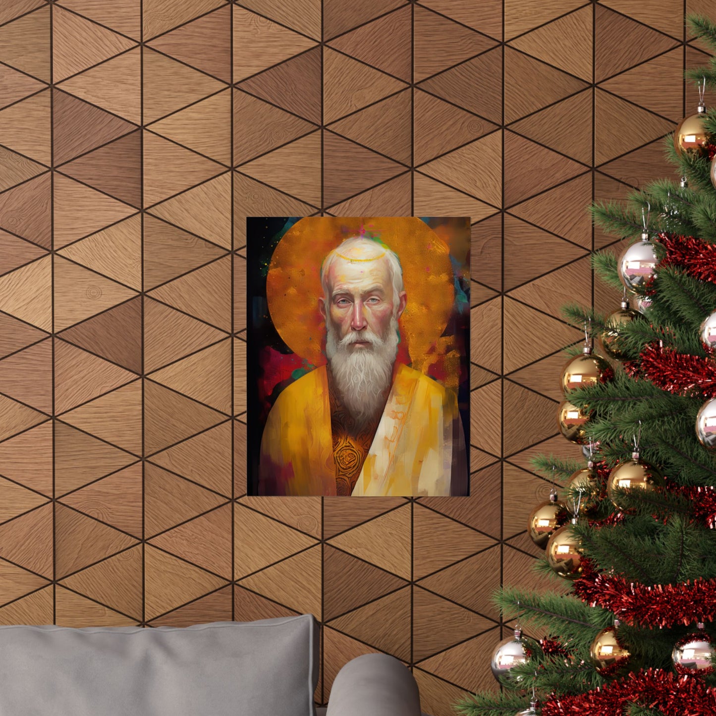 Saint Simon the Apostle Print - Sanctified Souls Print - Multiple Sizes - Premium Matte Vertical Posters
