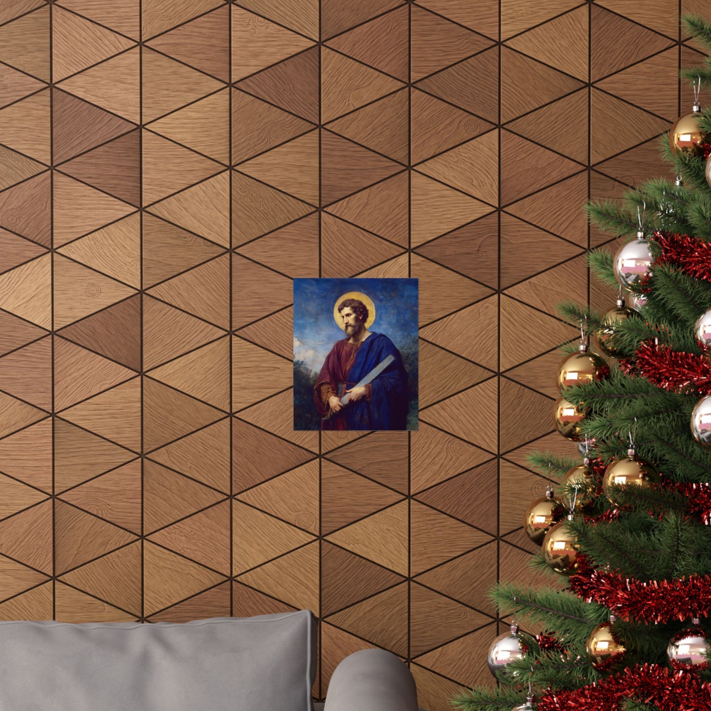 Saint Simon the Apostle  - Sanctified Souls Print - Multiple Sizes - Premium Matte Vertical Posters