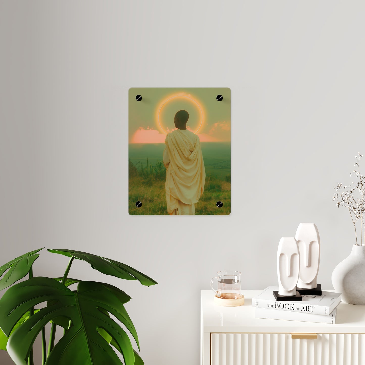 Saint Charles Lwanga Wall Art Panel - Ready to Hang Acrylic Print - Catholic Saint Art - Patron Saint Print - No Frame needed