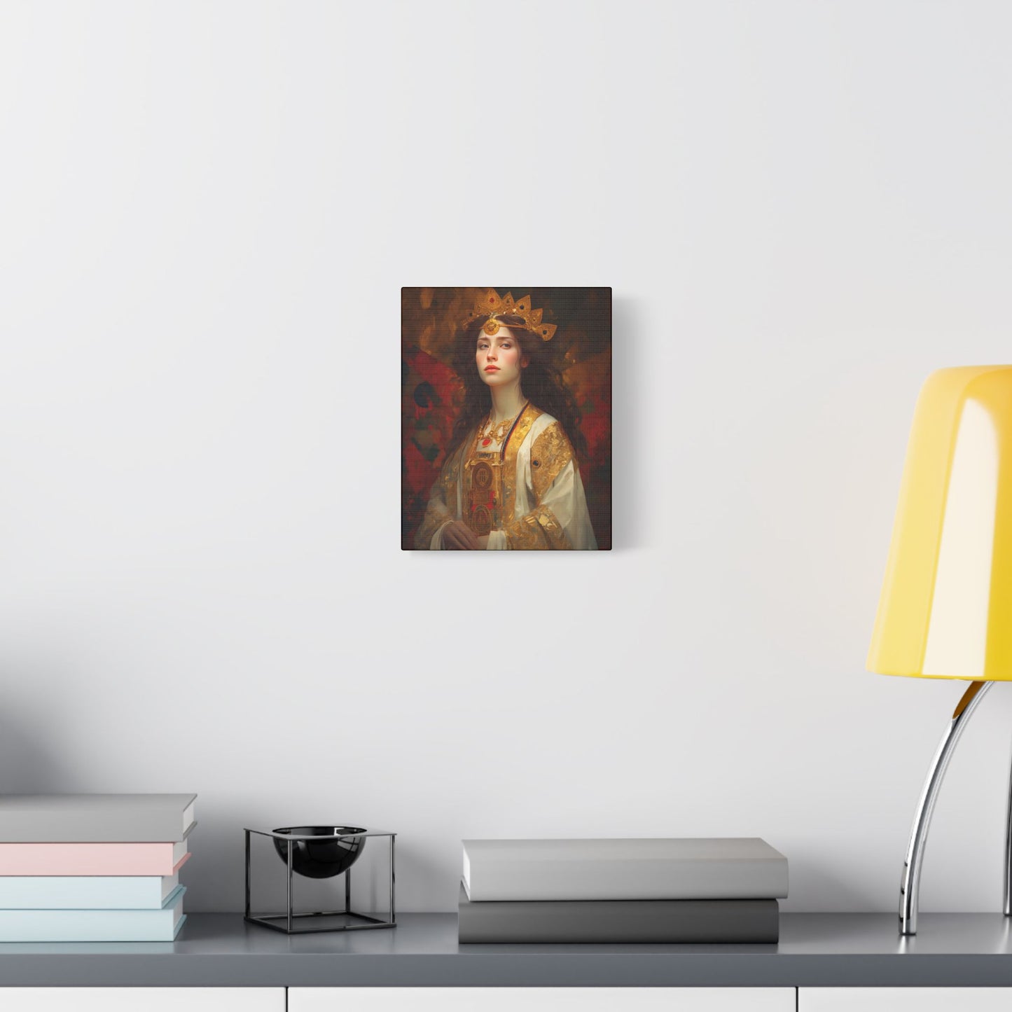 Saint Barbara Canvas Print - Multiple Sizes - Catholic Home art - Museum Wrapped Canvas - Sanctified Souls Print