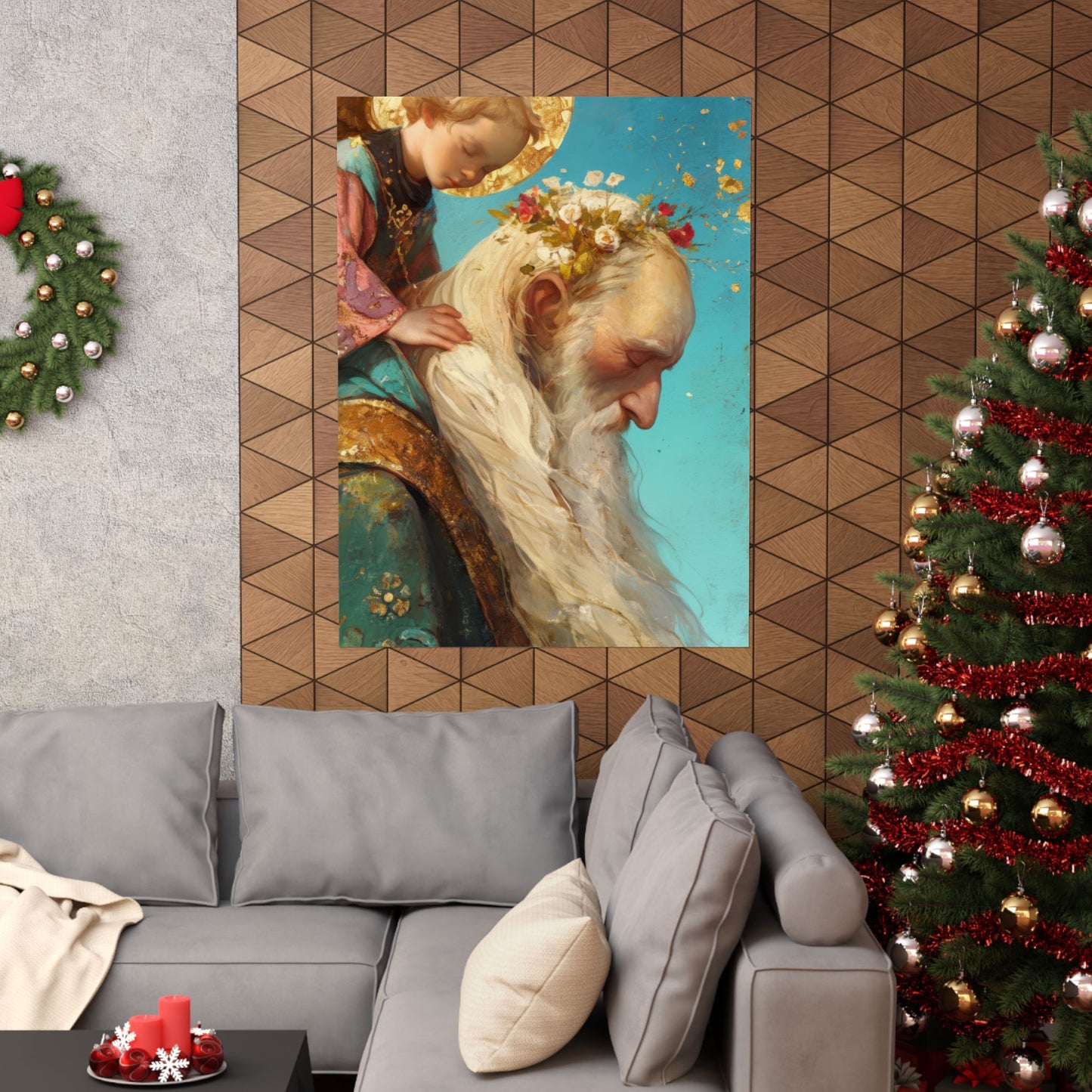 Saint Alexis Falconieri - Sanctified Souls Print - Multiple Sizes - Premium Posters - Catholic Art - Christian Home Decor Artwork