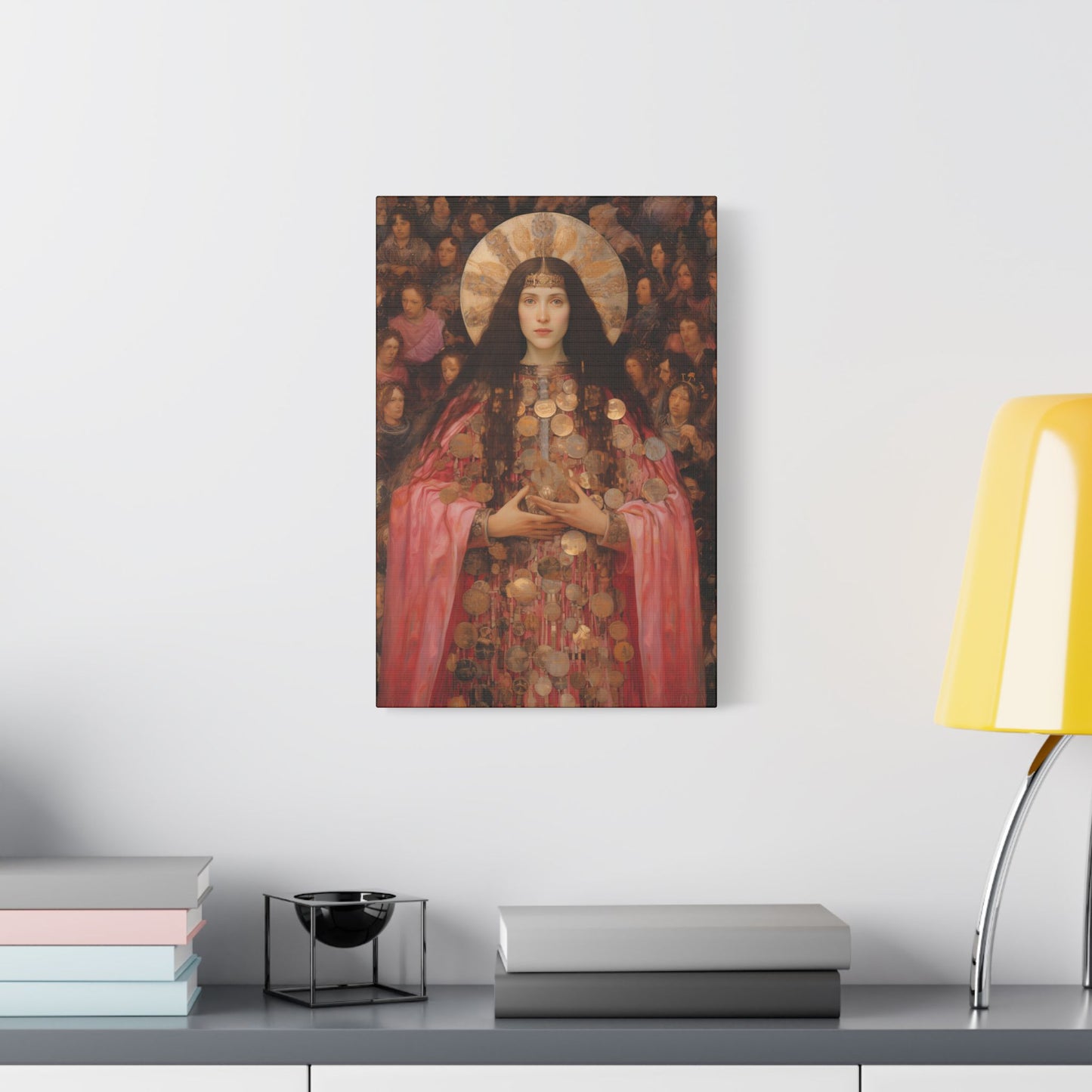 Saint Praxedes Canvas Print - Multiple Sizes - Catholic Home art - Gallery Wrapped Canvas - Sanctified Souls Print